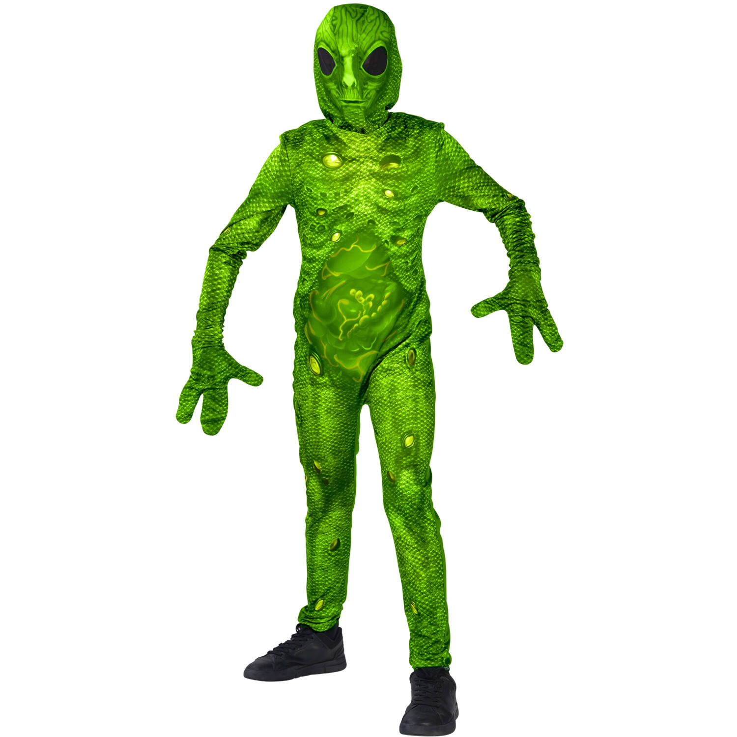 Child Costume Cosmic Alien Age 8 - 10 Years