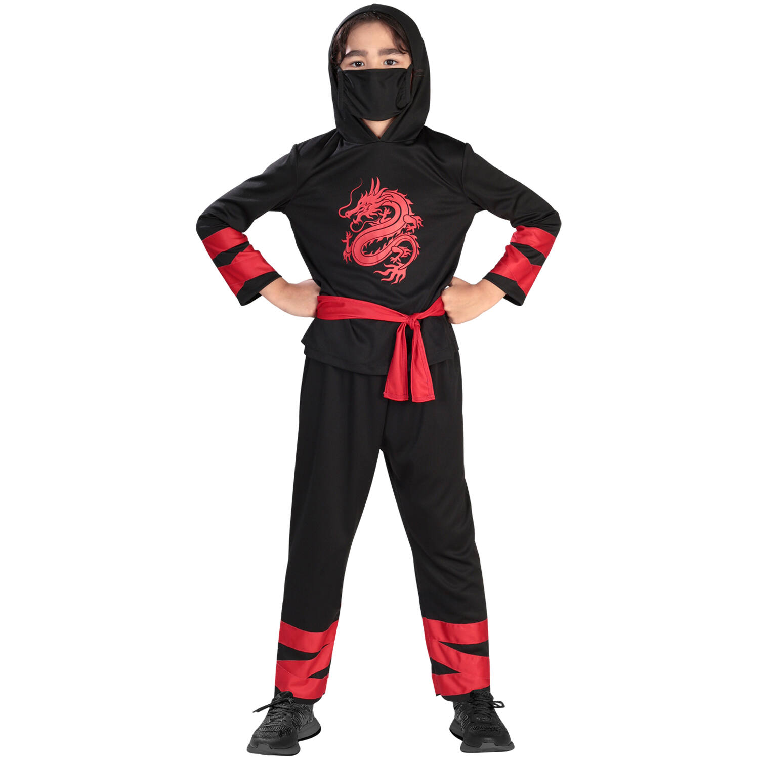 Child Costume Ninja Legend Black 3 - 4 Years