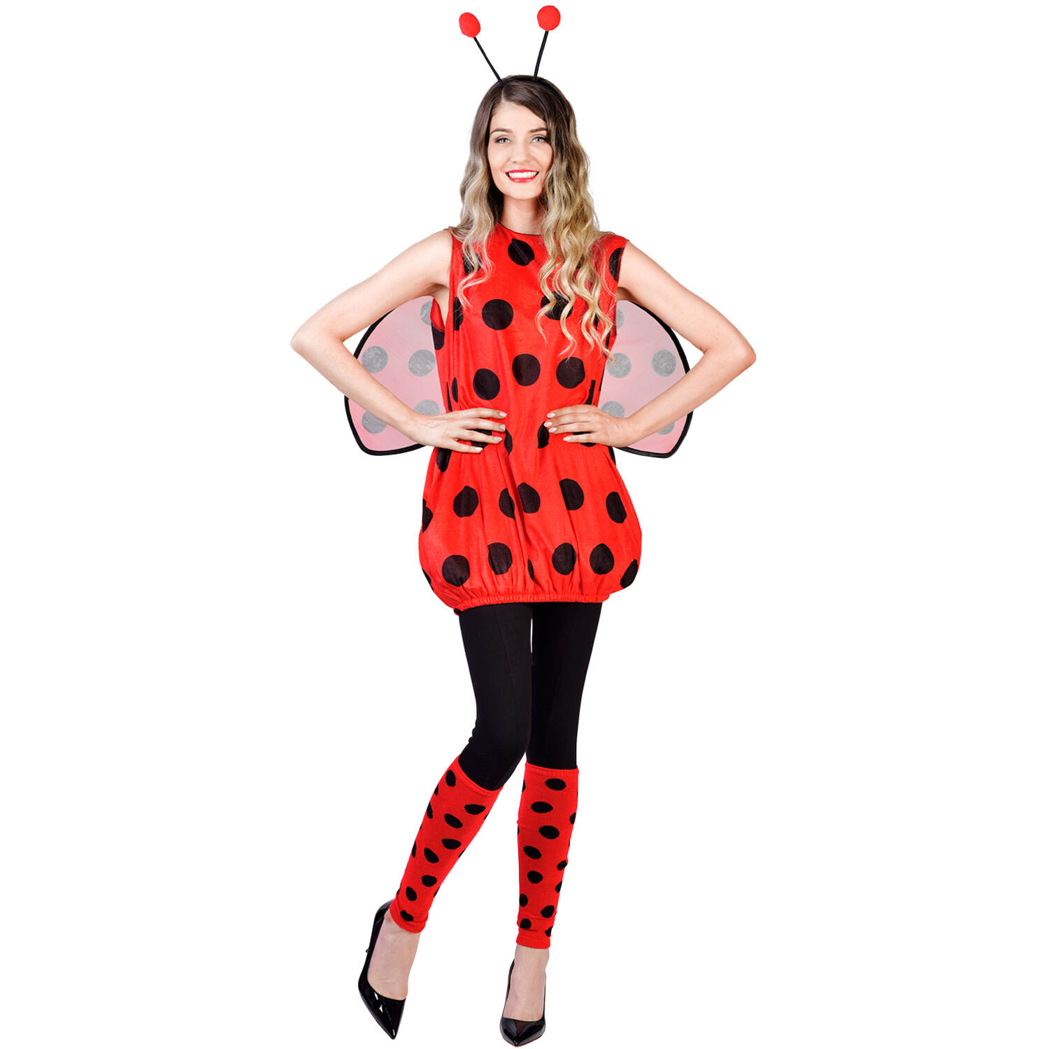 Adult Costume Ladybug Darling Size S/M