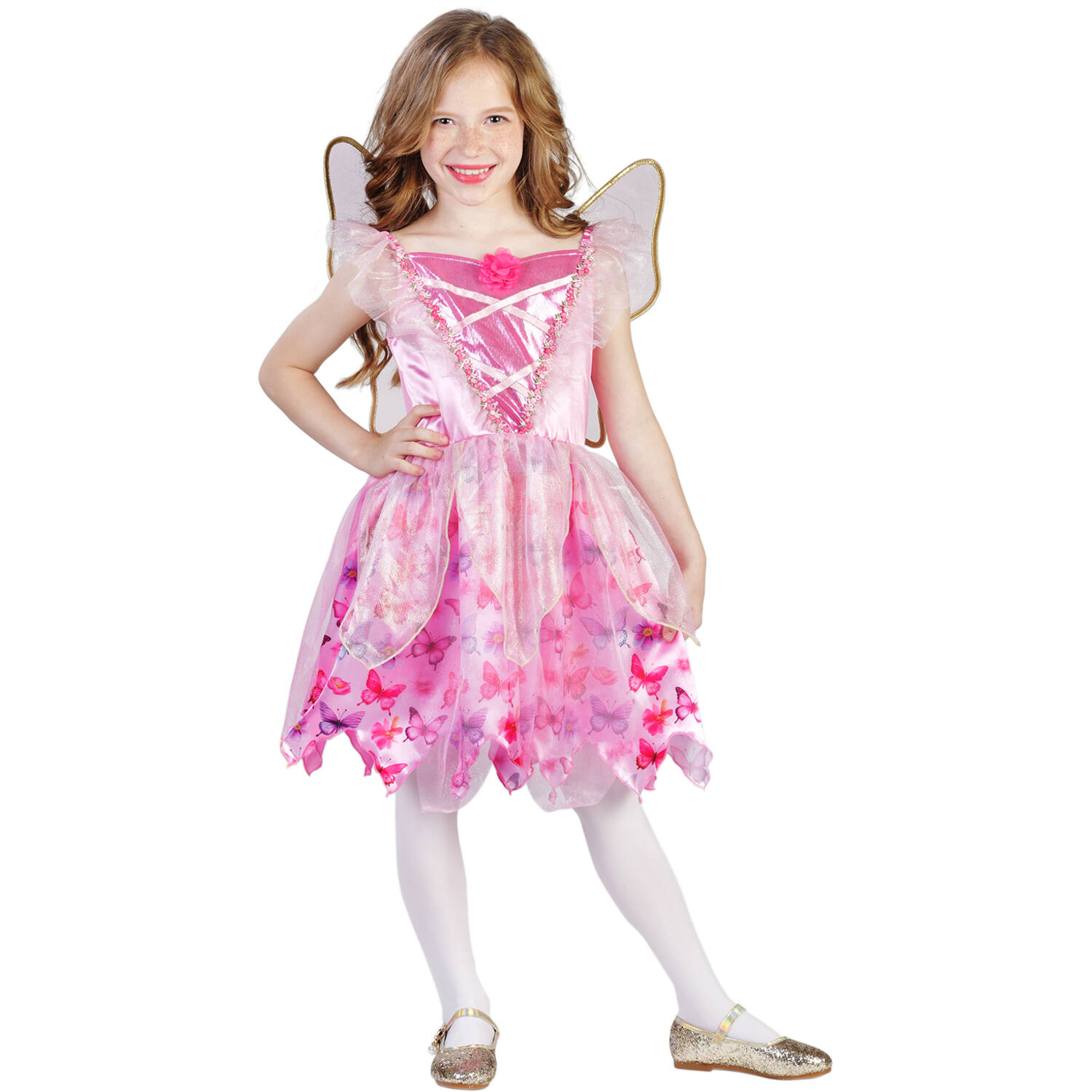 Child Costume Pink Fairy Age 3 - 4 Years