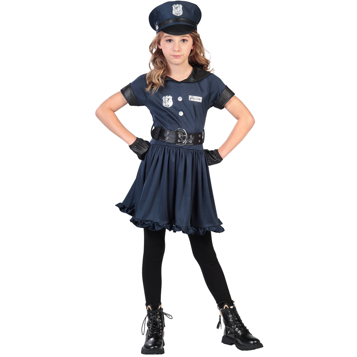 Child Costume Officer Chic Age 8 - 10 Years