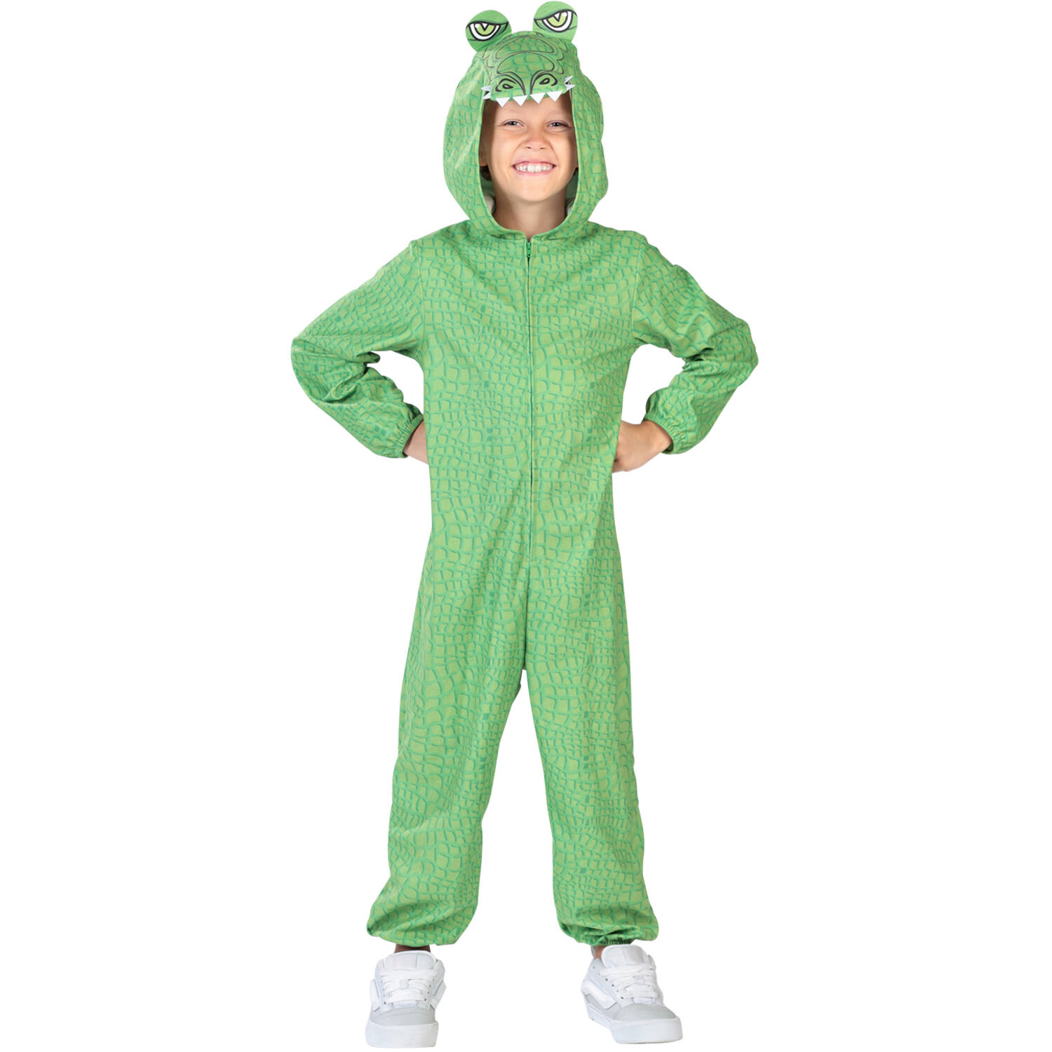 Child Costume Crocodile Fleece Onesie Age 10-12 Years
