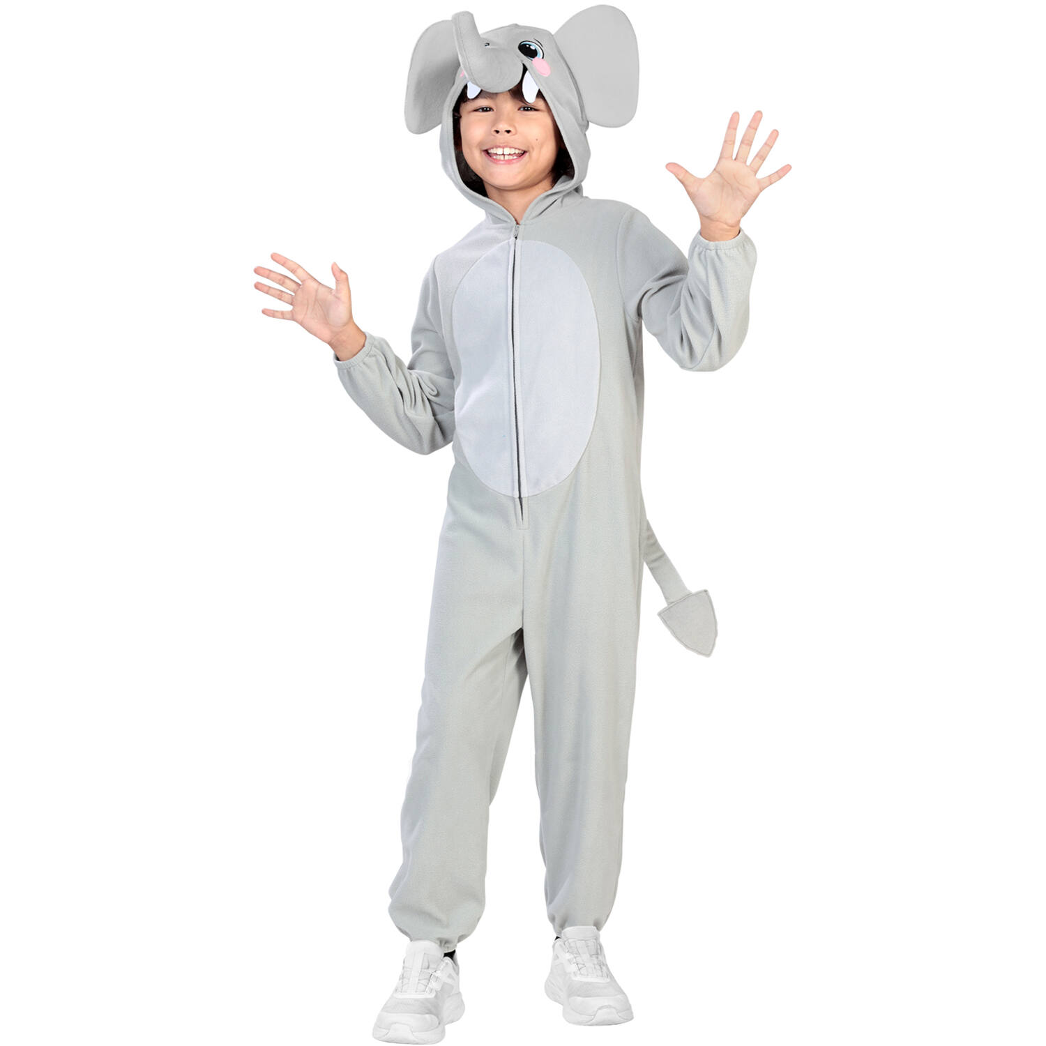 Child Costume Elephant Fleece Onesie 3-4 Years