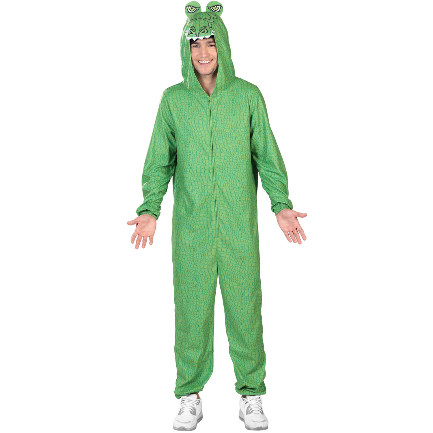 Adult Costume Crocodile Fleece Onesie Size L/XL