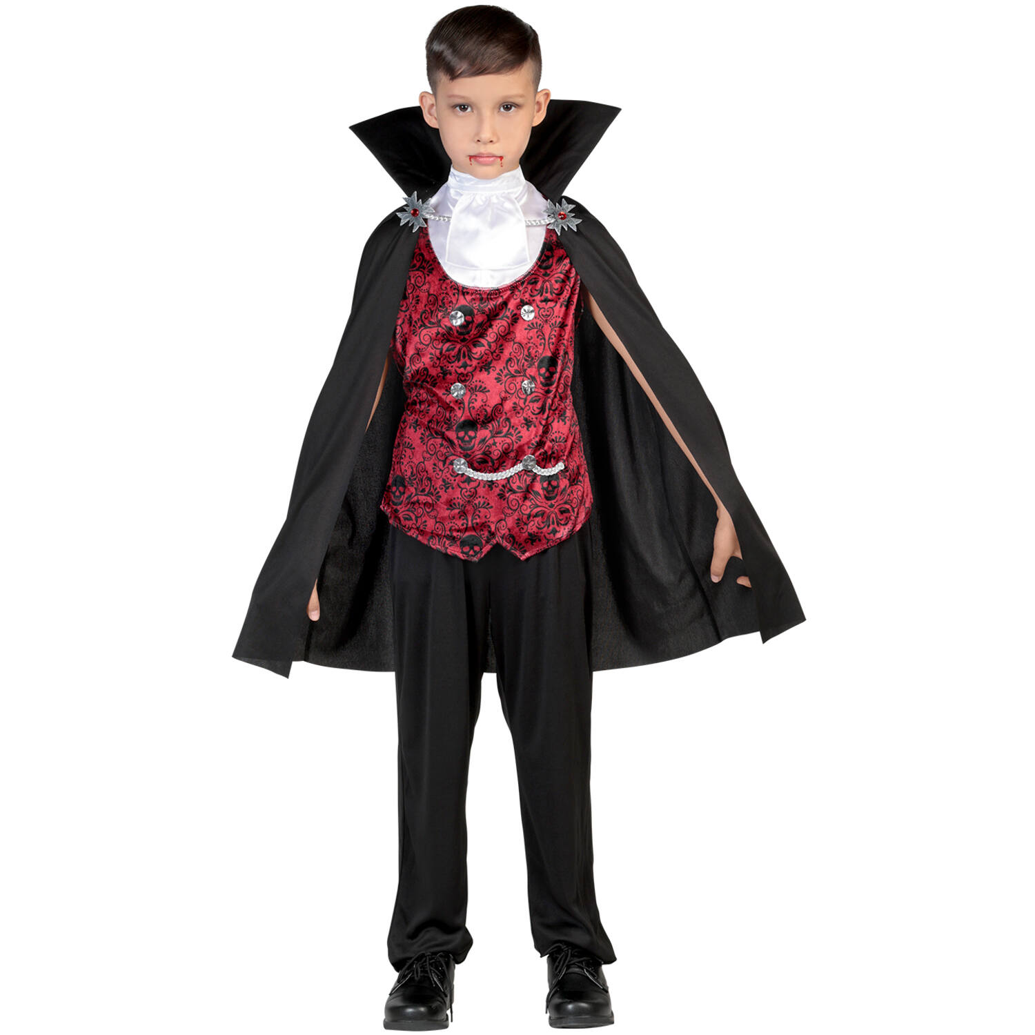 Child Costume Dracula Age 8 - 10 Years