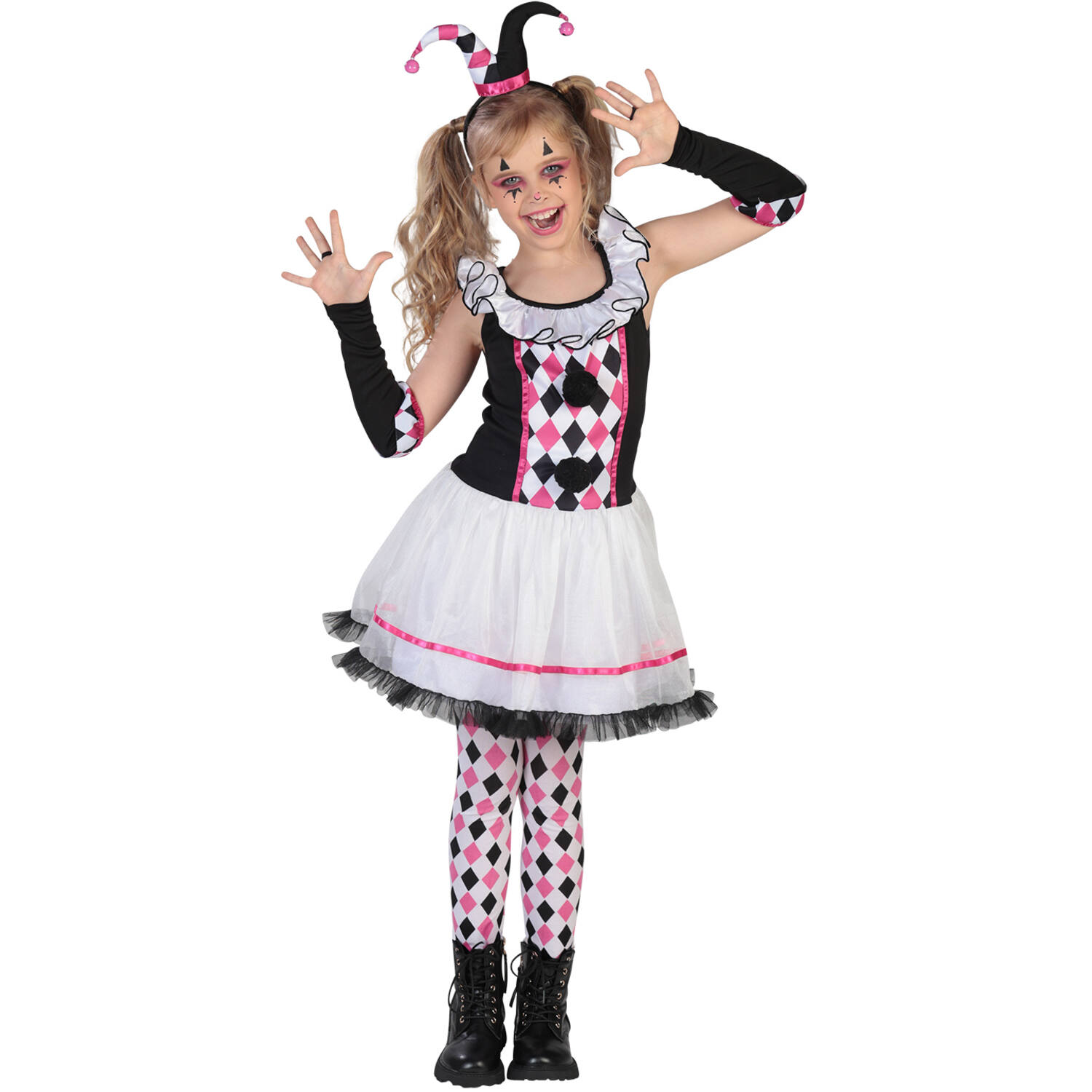 Child Costume Harlequin Honey Age 8 - 10 Years