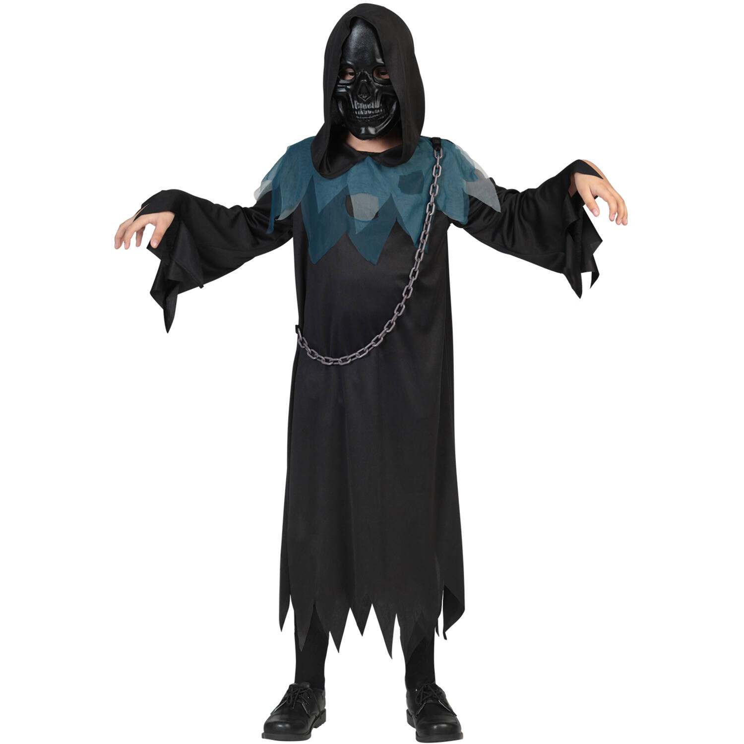 Child Costume Grim Reaper Boy Age 6 - 8 Years