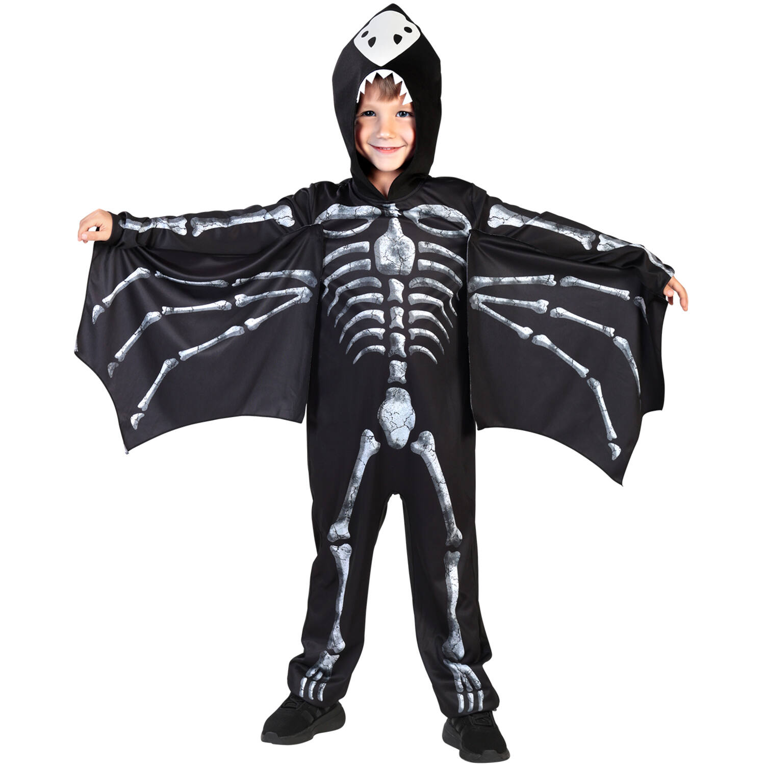 Child Costume Skeleton Dino Fossil Skeleton Age 8 - 10 Years