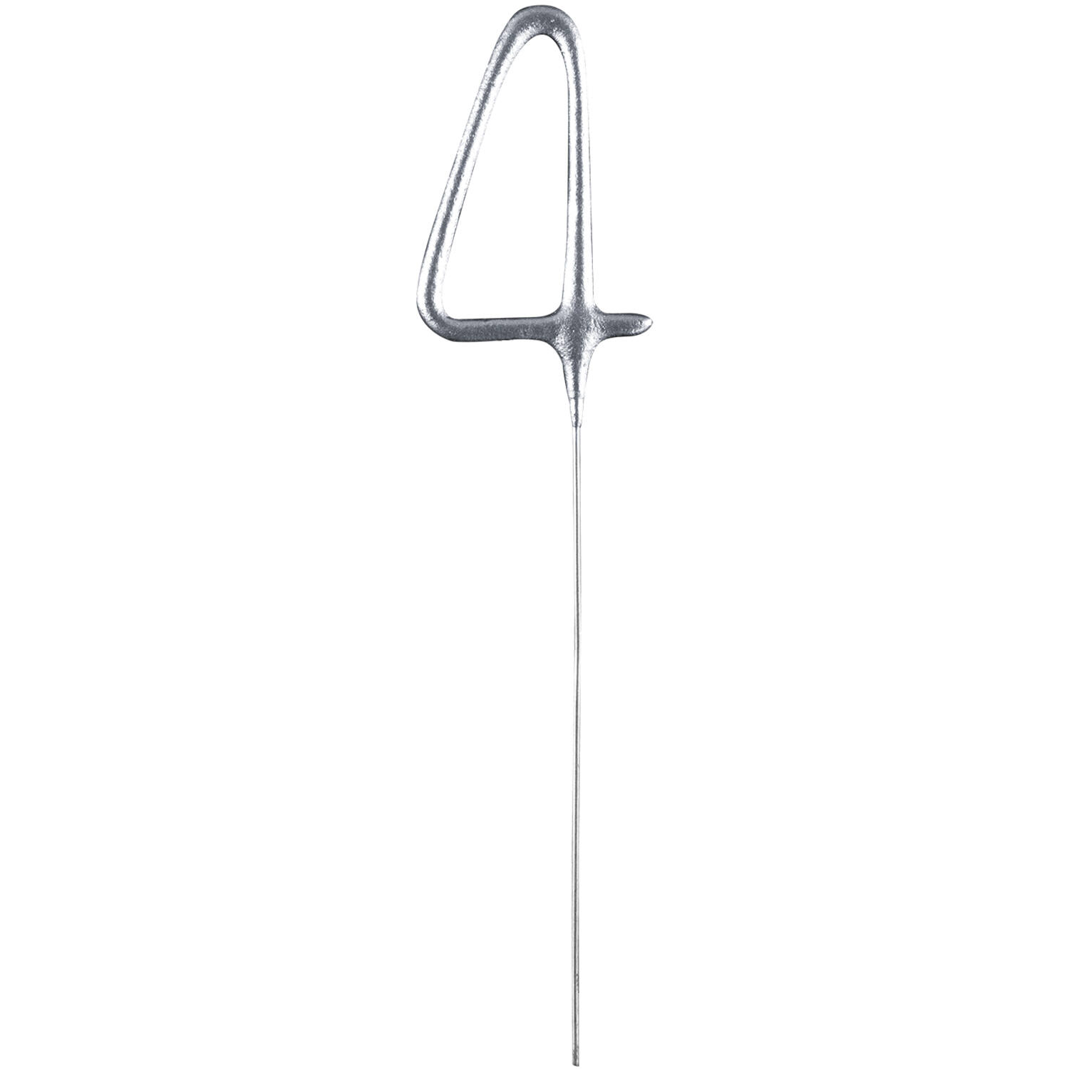 Sparkler Number 4 Silver 14.5 cm 30-60 Seconds