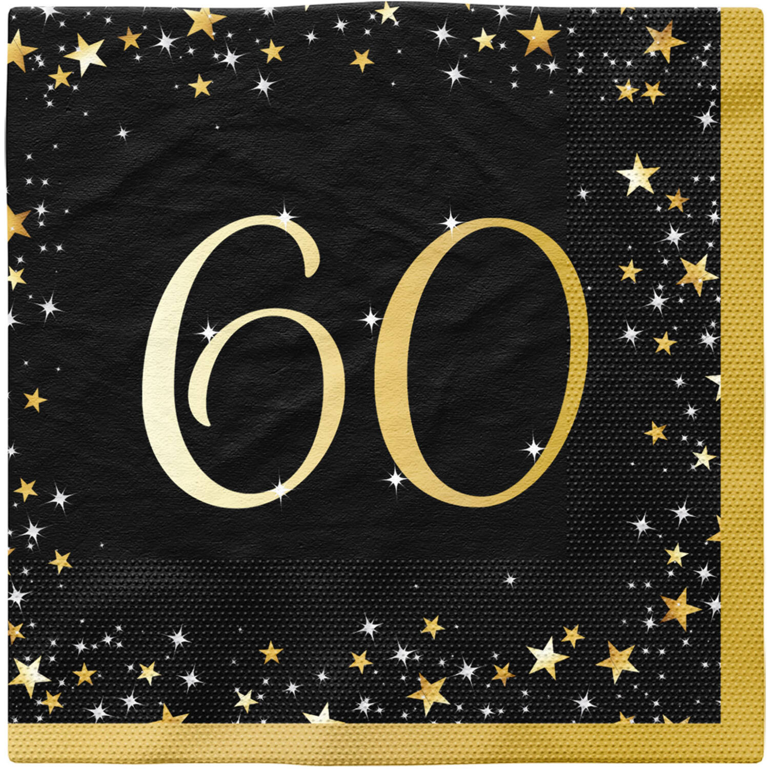 16 Napkins 60 Starlight Birthday 33 x 33 cm