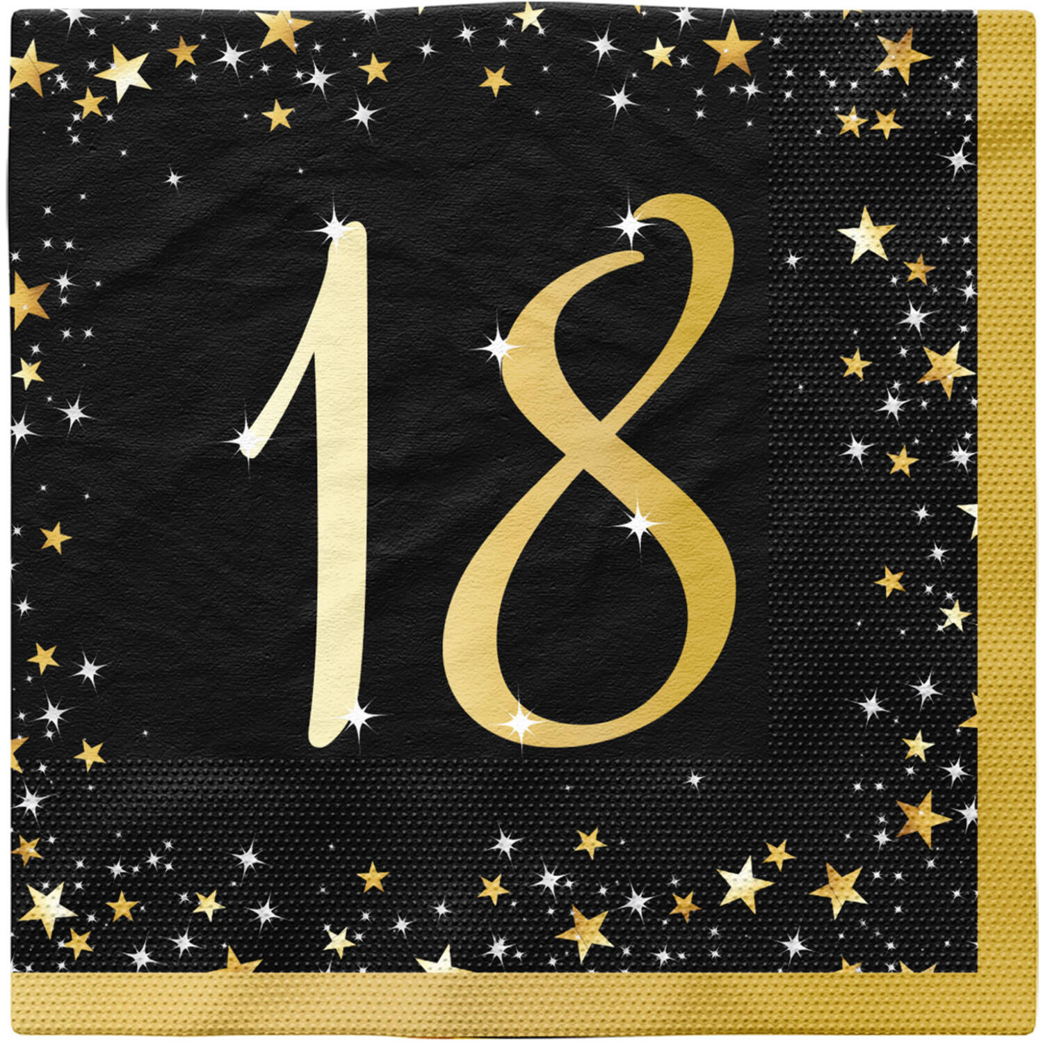 16 Napkins 18 Starlight Birthday 33 x 33 cm