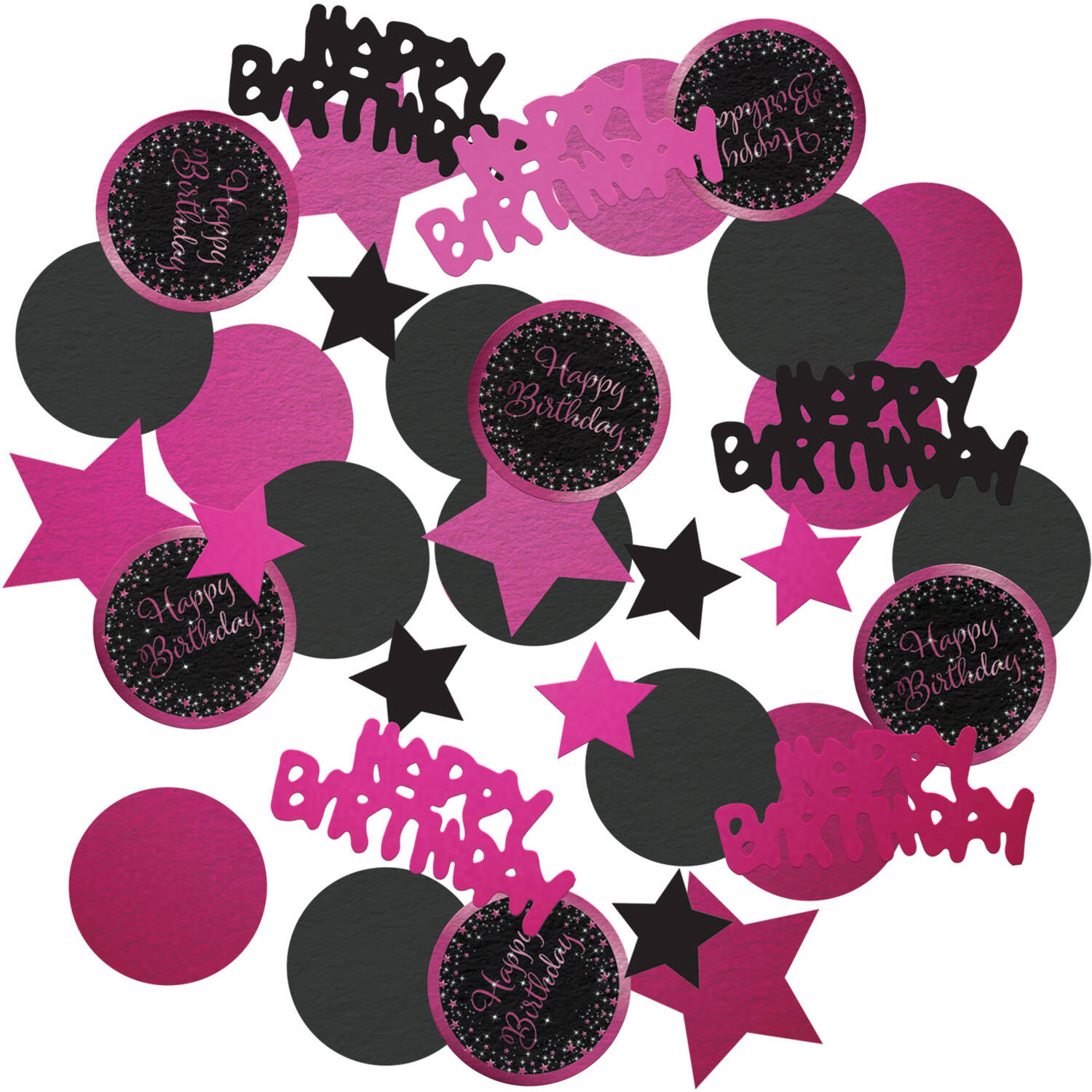 Confetti Starlight Birthday Pink Paper 34 g