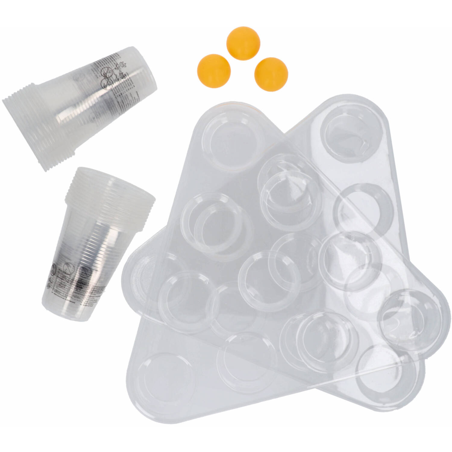 Drinking Game Beer Pong 27 Pieces Plastic