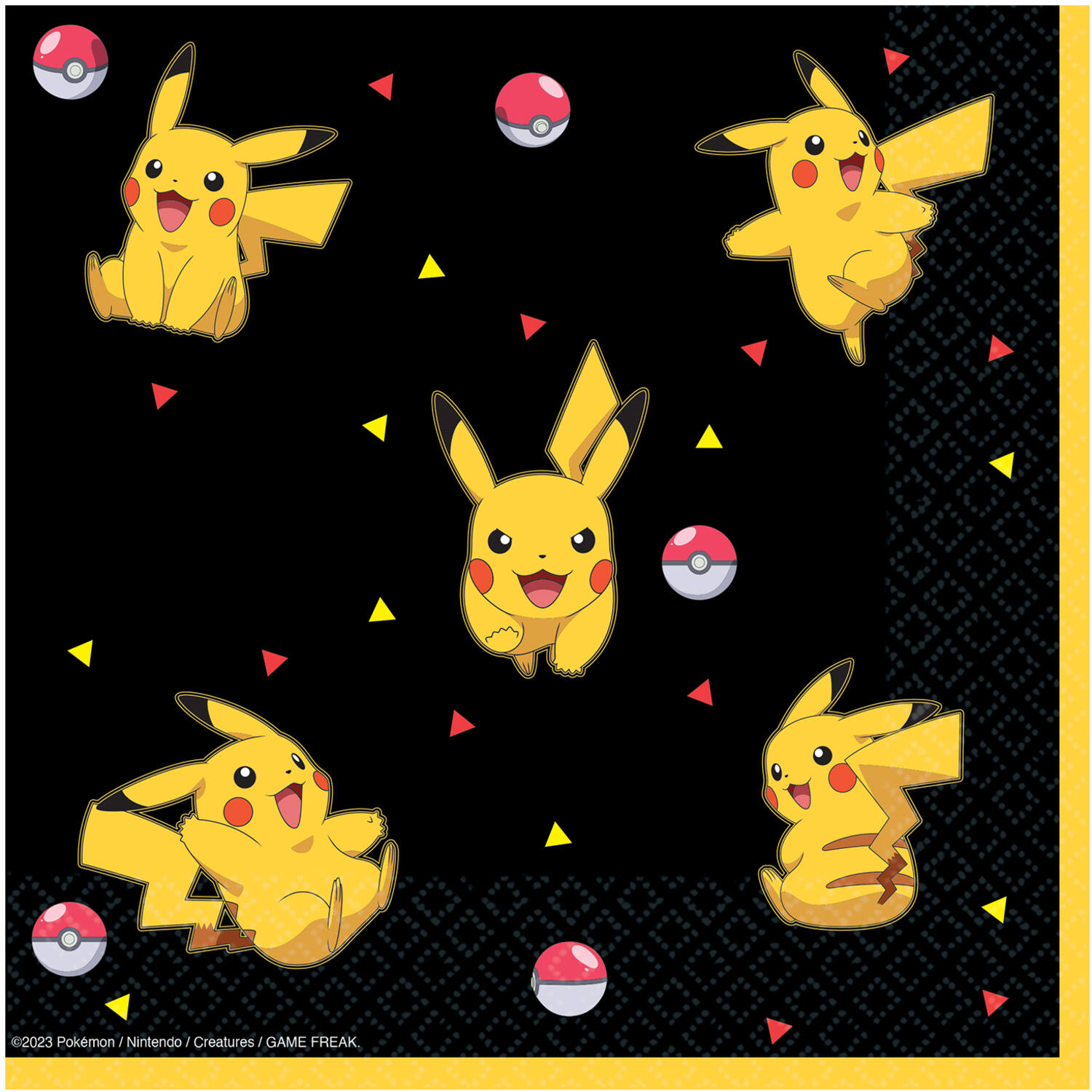 16 Napkins Pokemon 33 cm x 33 cm