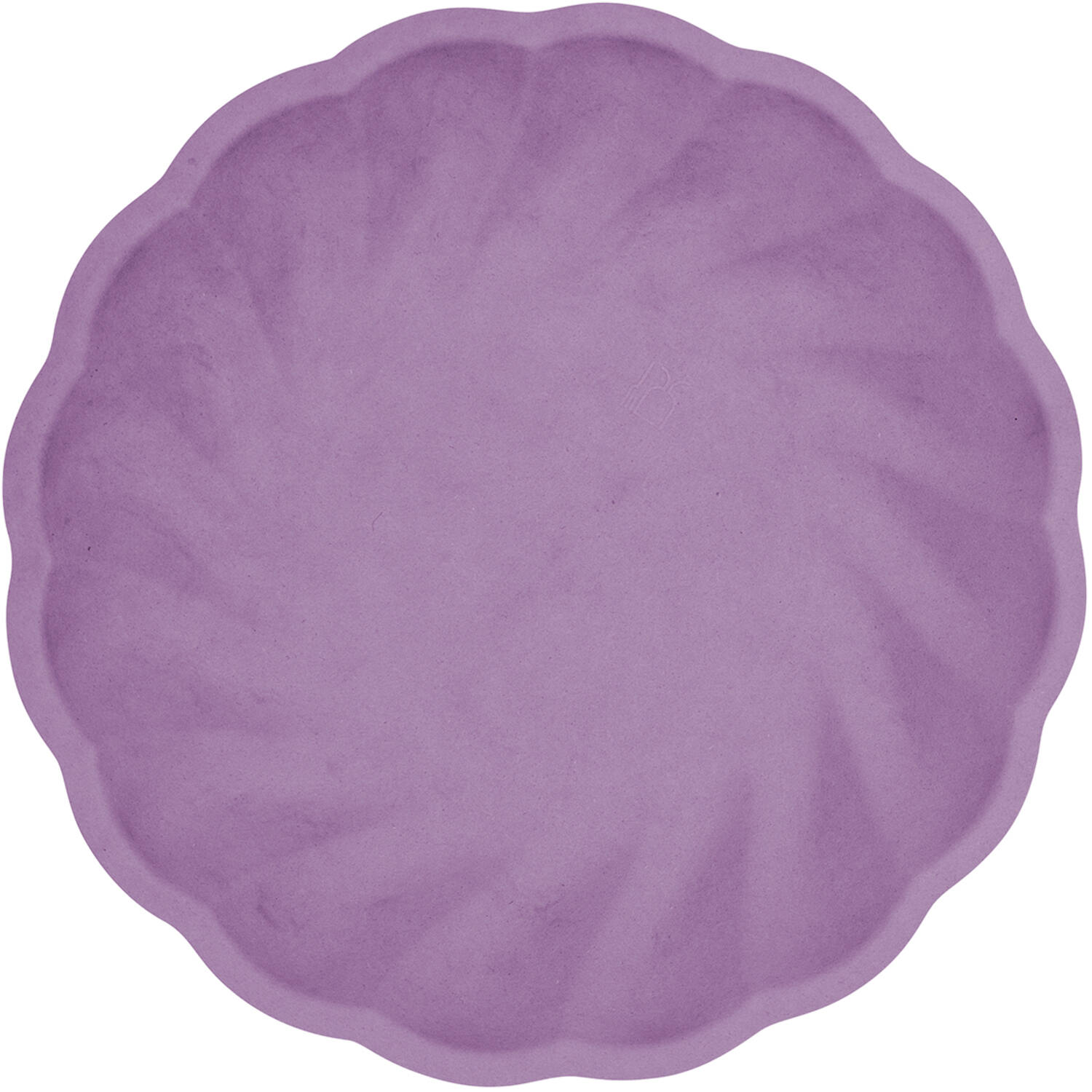 6 Plates Vert Decor Round Dark Purple 22.9 cm