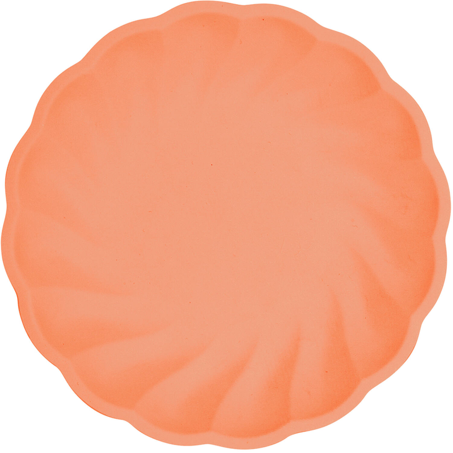6 Plates Vert Decor Round Dark Orange 18.8 cm