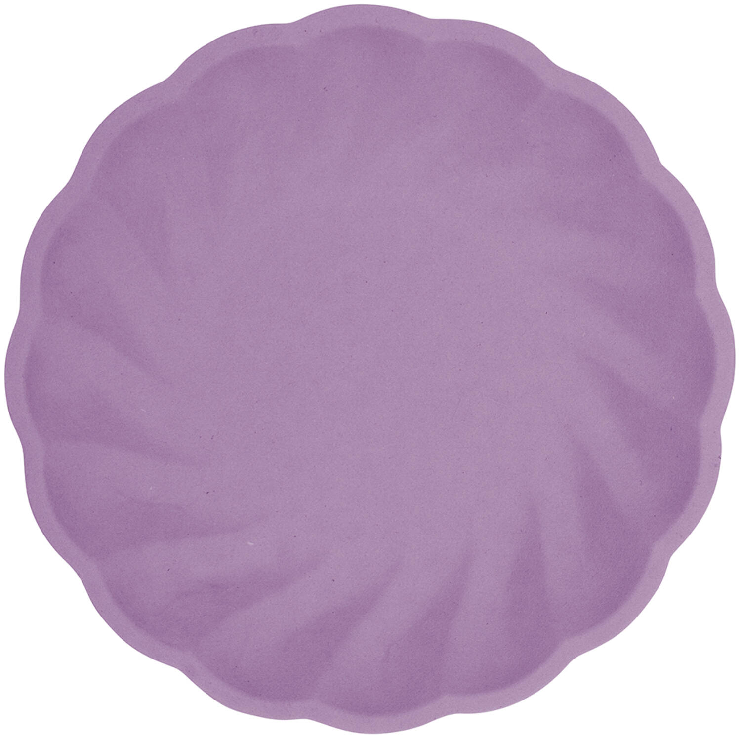 6 Plates Vert Decor Round Dark Purple 18.8 cm