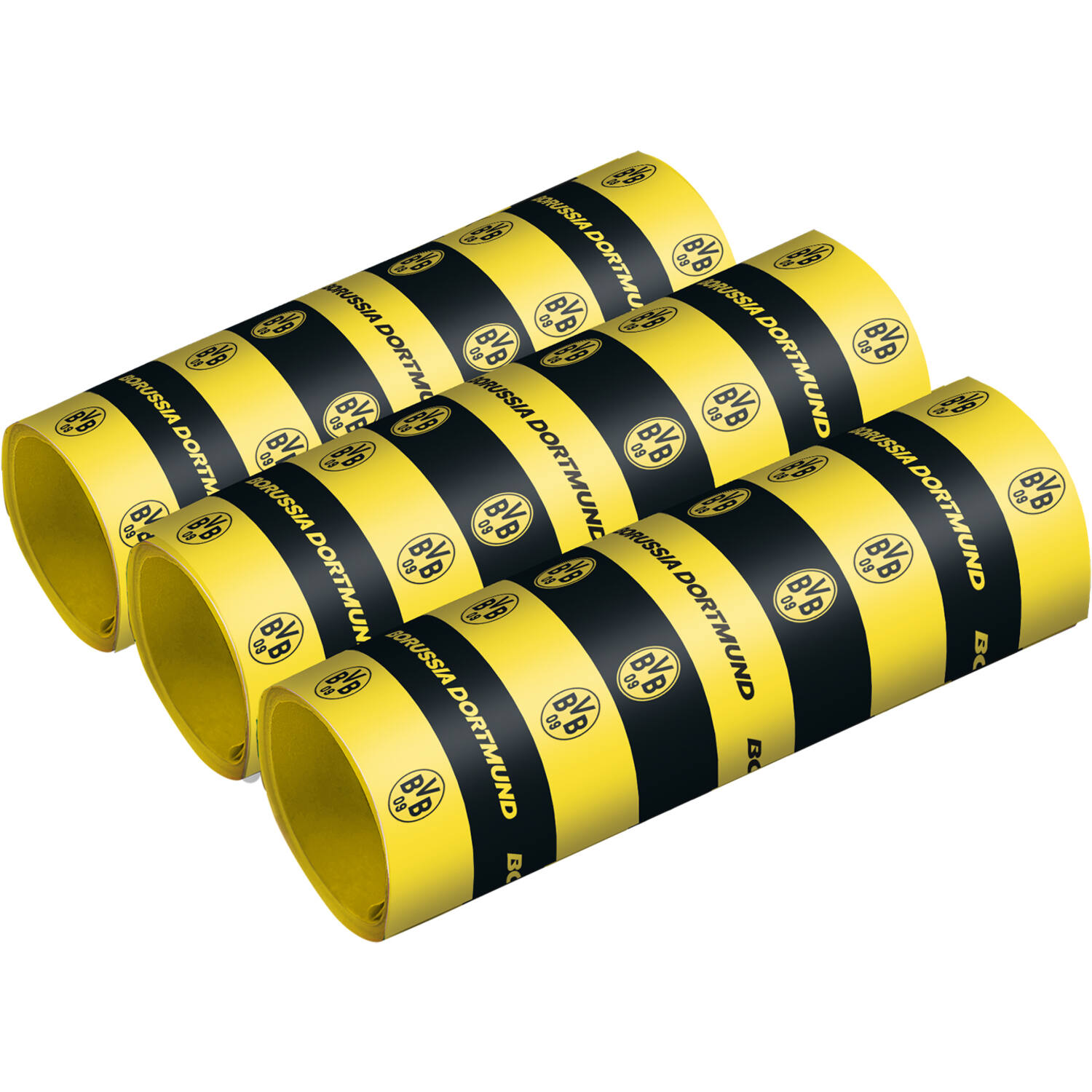 3 Streamer BVB Dortmund 2025 Paper 1,4 x 400 cm