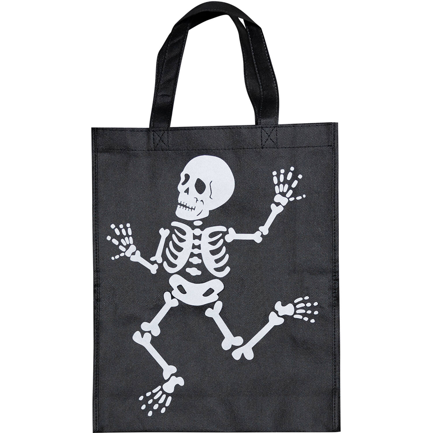 Tote Bag Skeleton Trick or Treat Fabric