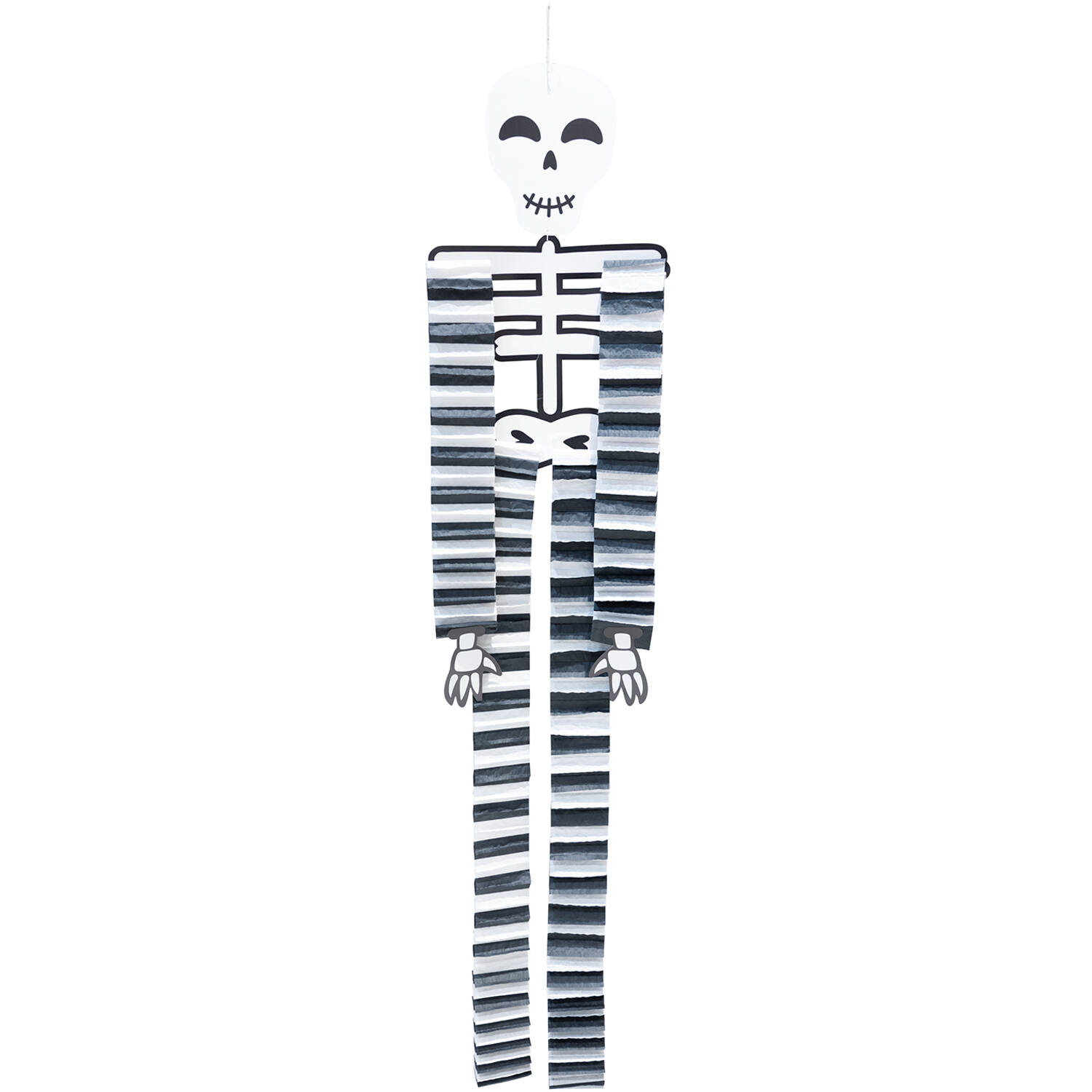 Hanging Paper Decoration Skeleton Paper 175 x 38 cm