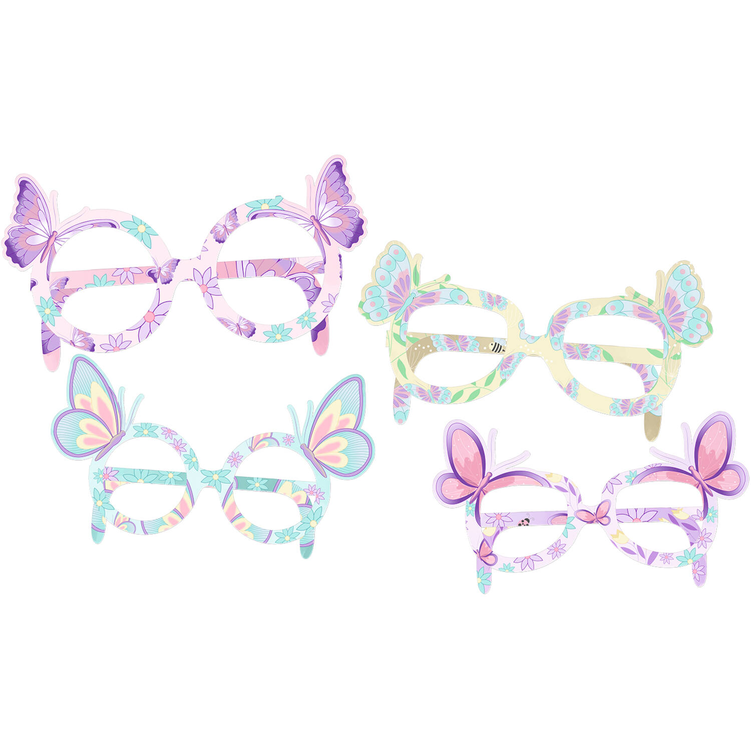 8 Flutter Garden Paper Glasses