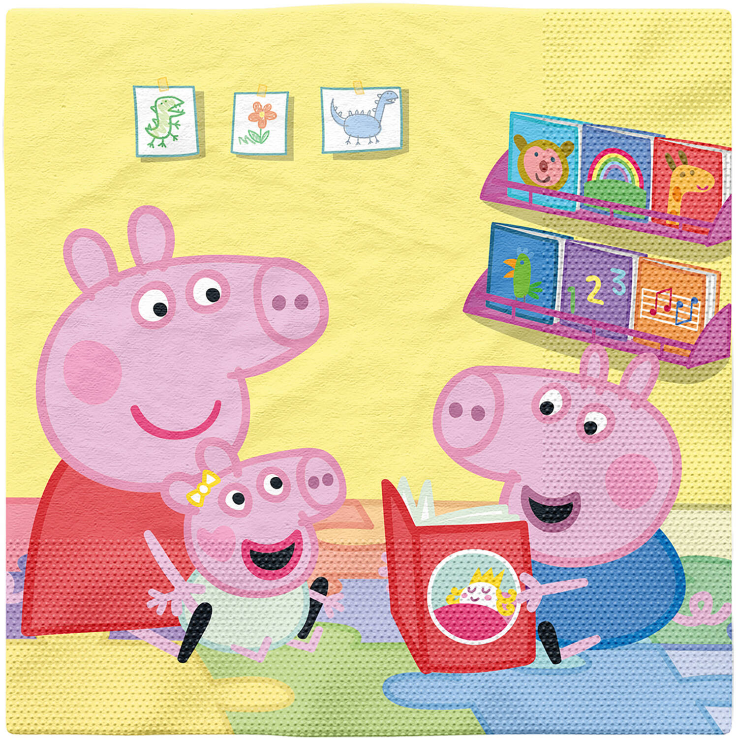 16 Lunch Napkins Peppa Pig 33 cm x 33 cm