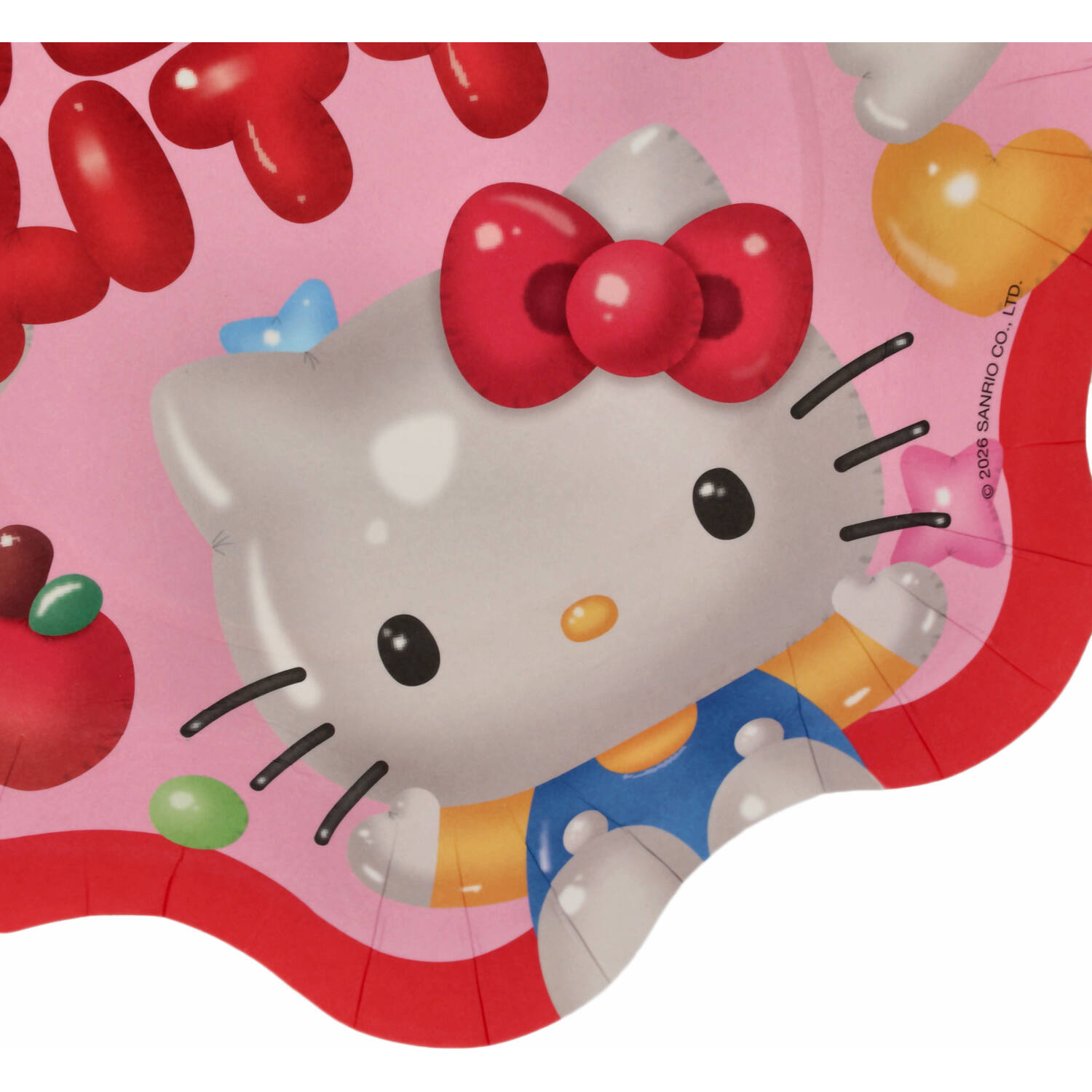 Hello Kitty Paper Plates (Shape) 23cm