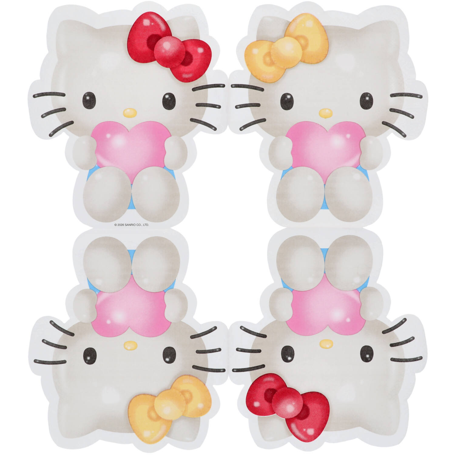 Hello Kitty Napkins (shape)  33 x 33cm