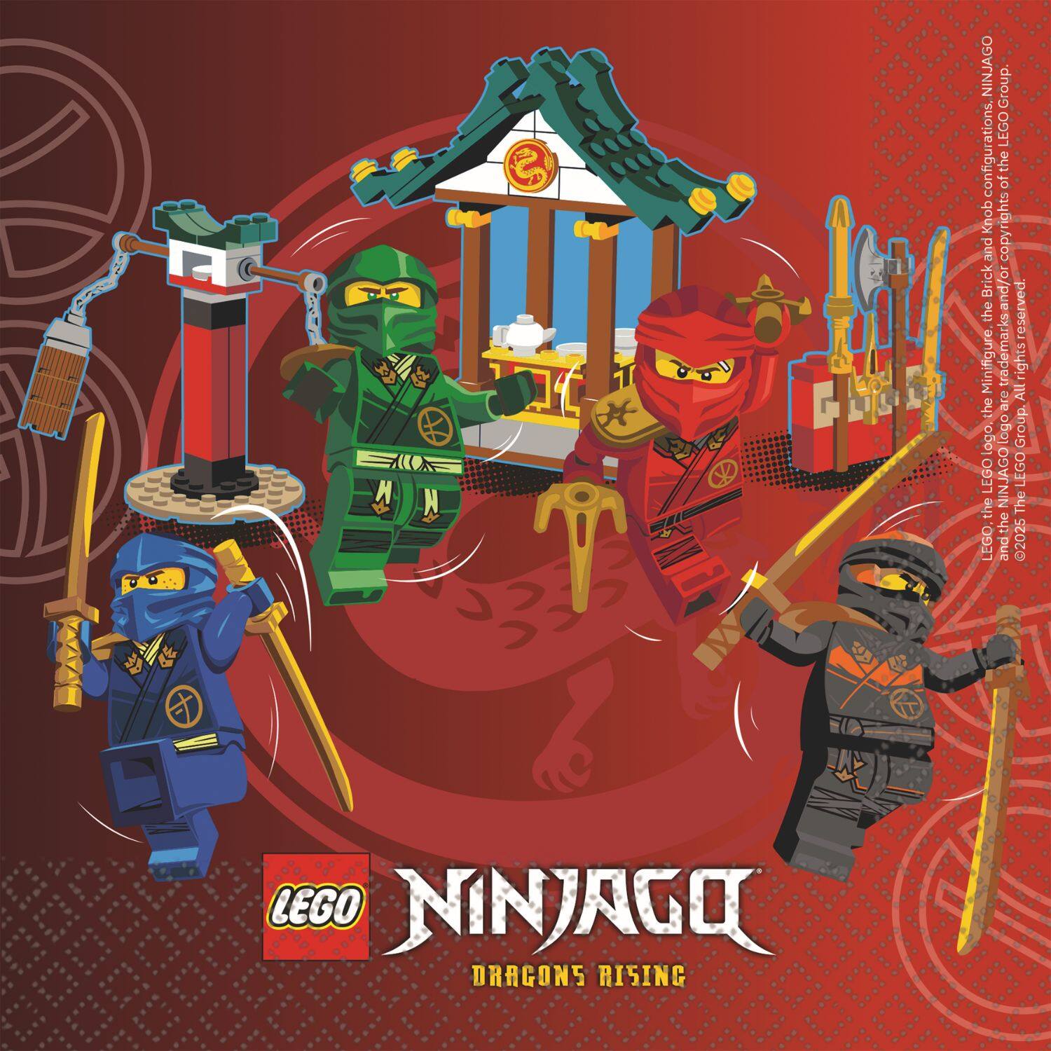 LEGO Ninjago Napkins 33x33cm
