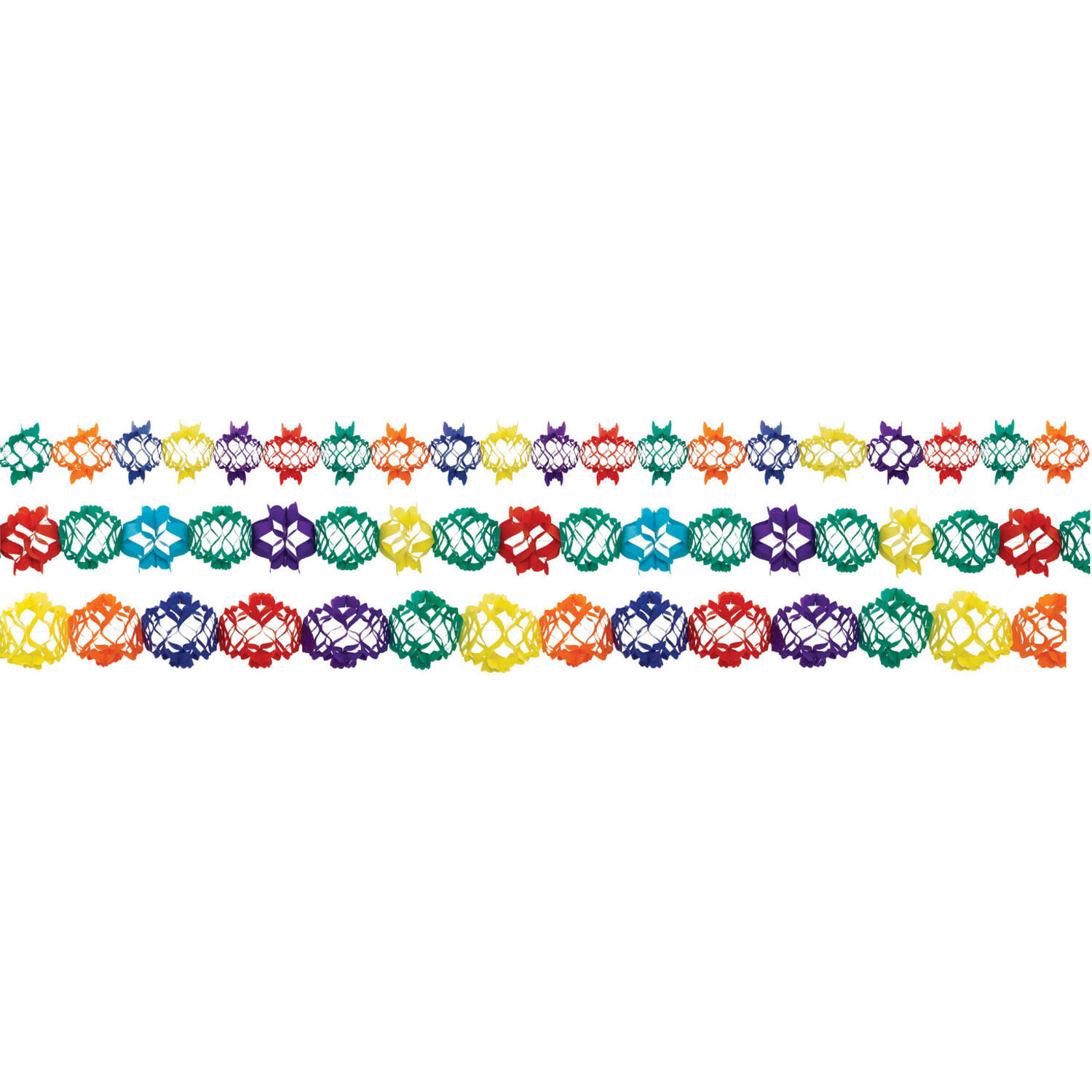 3 Garlands Flowers Paper 12 - 17 x 400 cm