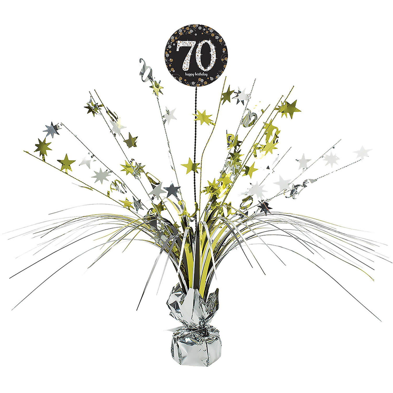 Spray Centrepiece 70 Sparkling Celebration - Gold Foil / Paper 45.7 cm
