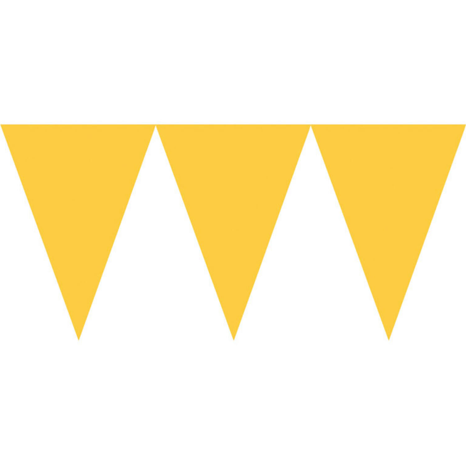 Pennant Banner Sunshine Yellow Paper 457 x 17.7 cm