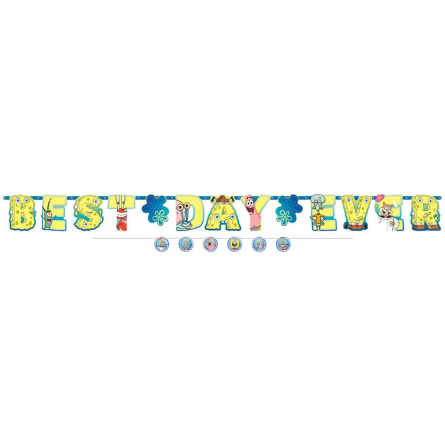 Jumbo Letter Banner with Mini Banner SpongeBob 320cm