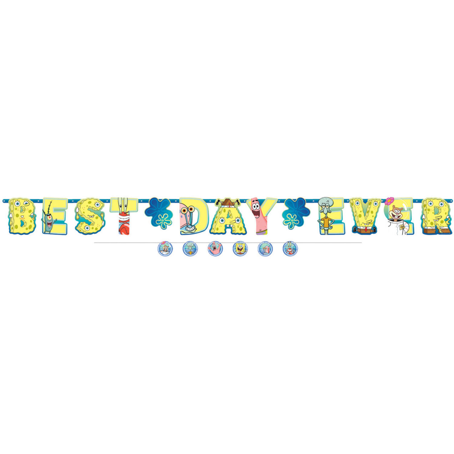 Jumbo Letter Banner with Mini Banner SpongeBob 320cm