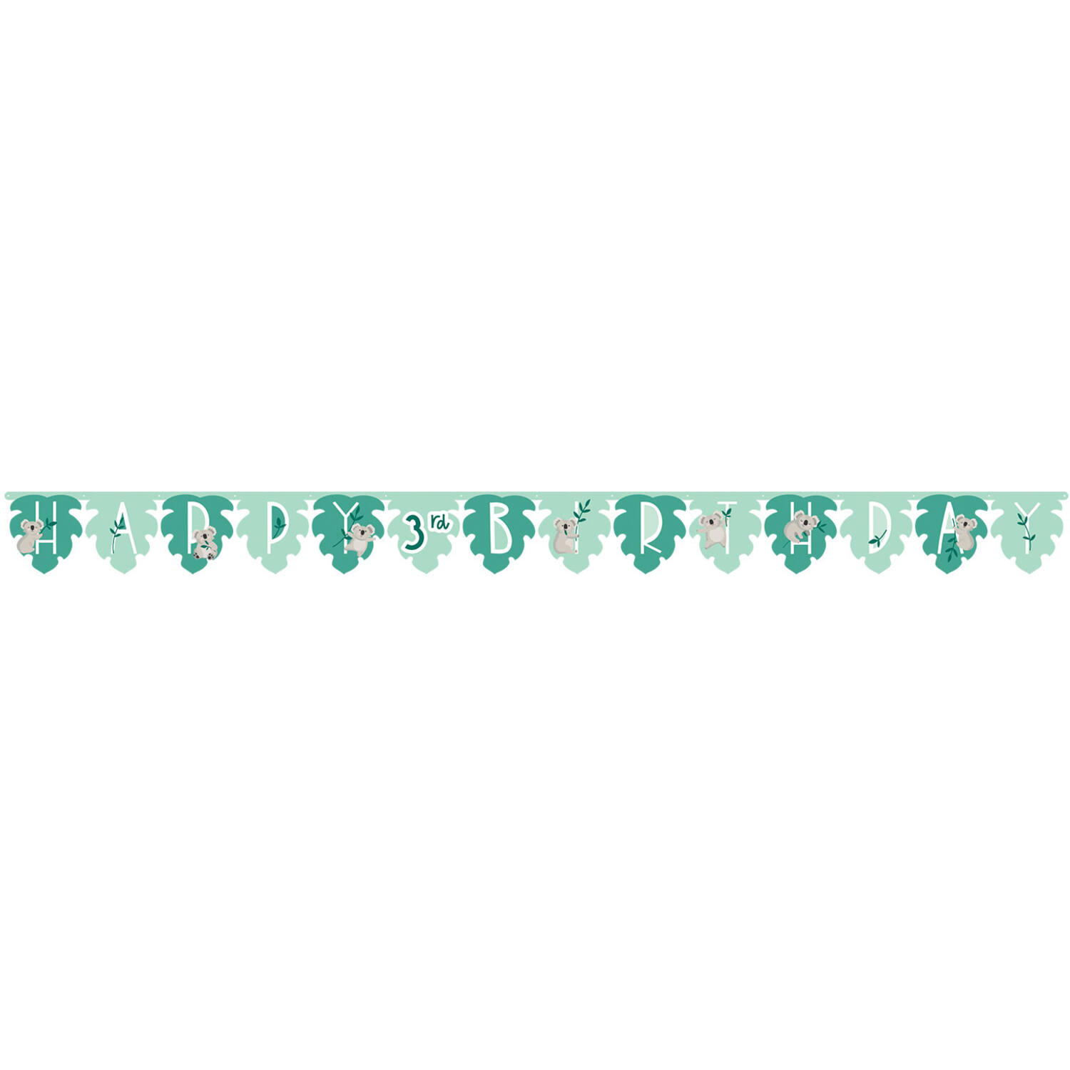 Letter Banner Jumbo Add-an-Age Koala Paper