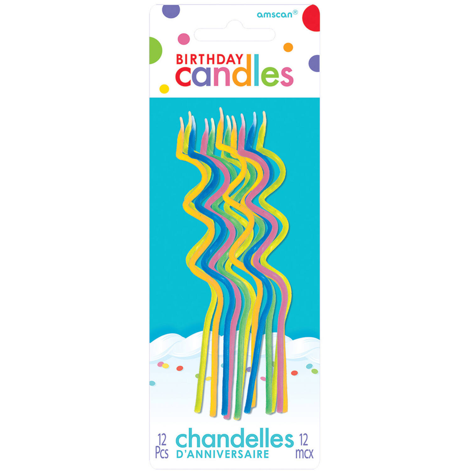 12 Coil Candles Height 12.7 cm