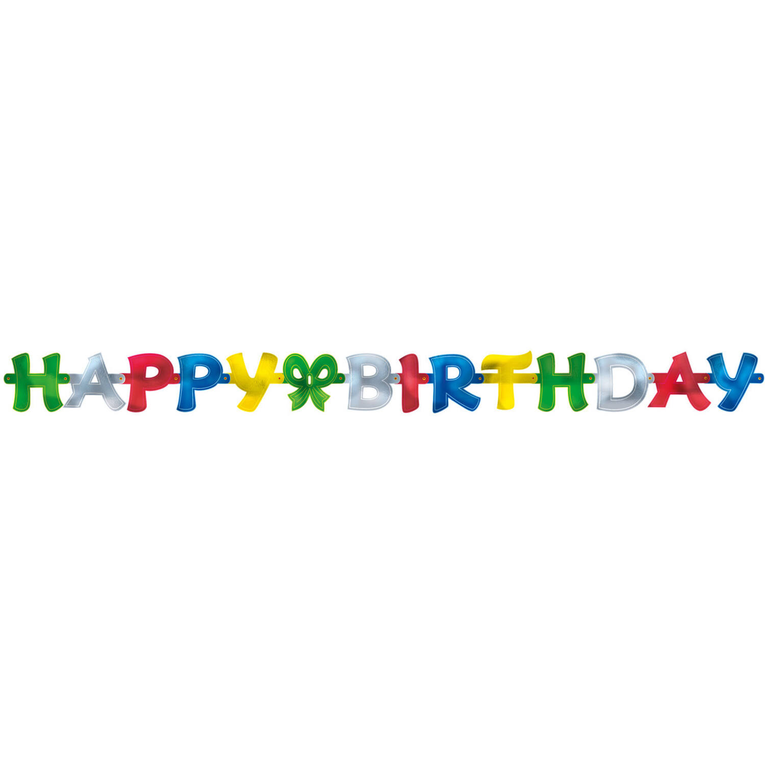 Letter Banner Happy Birthday Paper 140 x 11cm