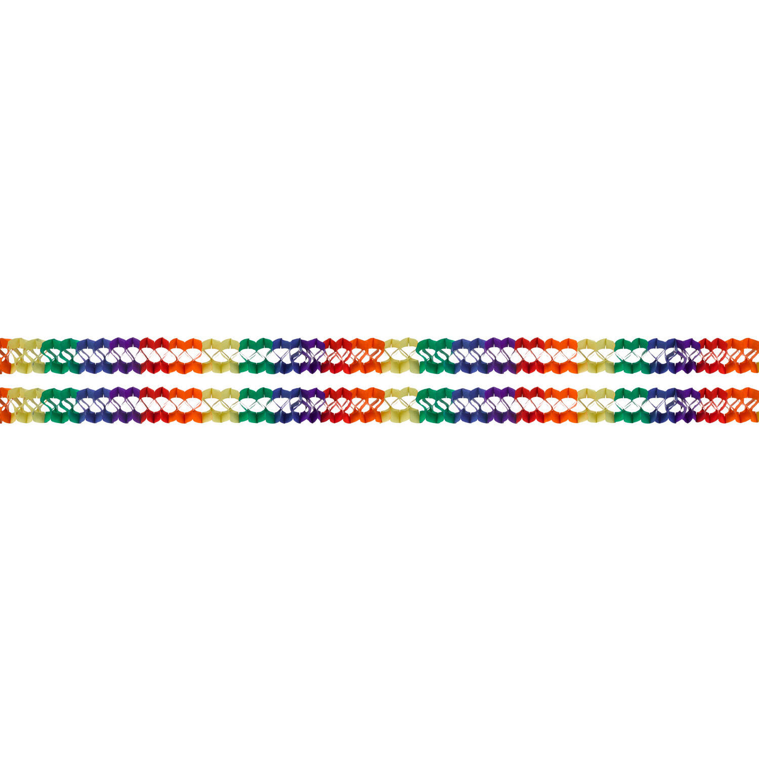 2 Garlands Rainbow Paper 7 x 250 cm