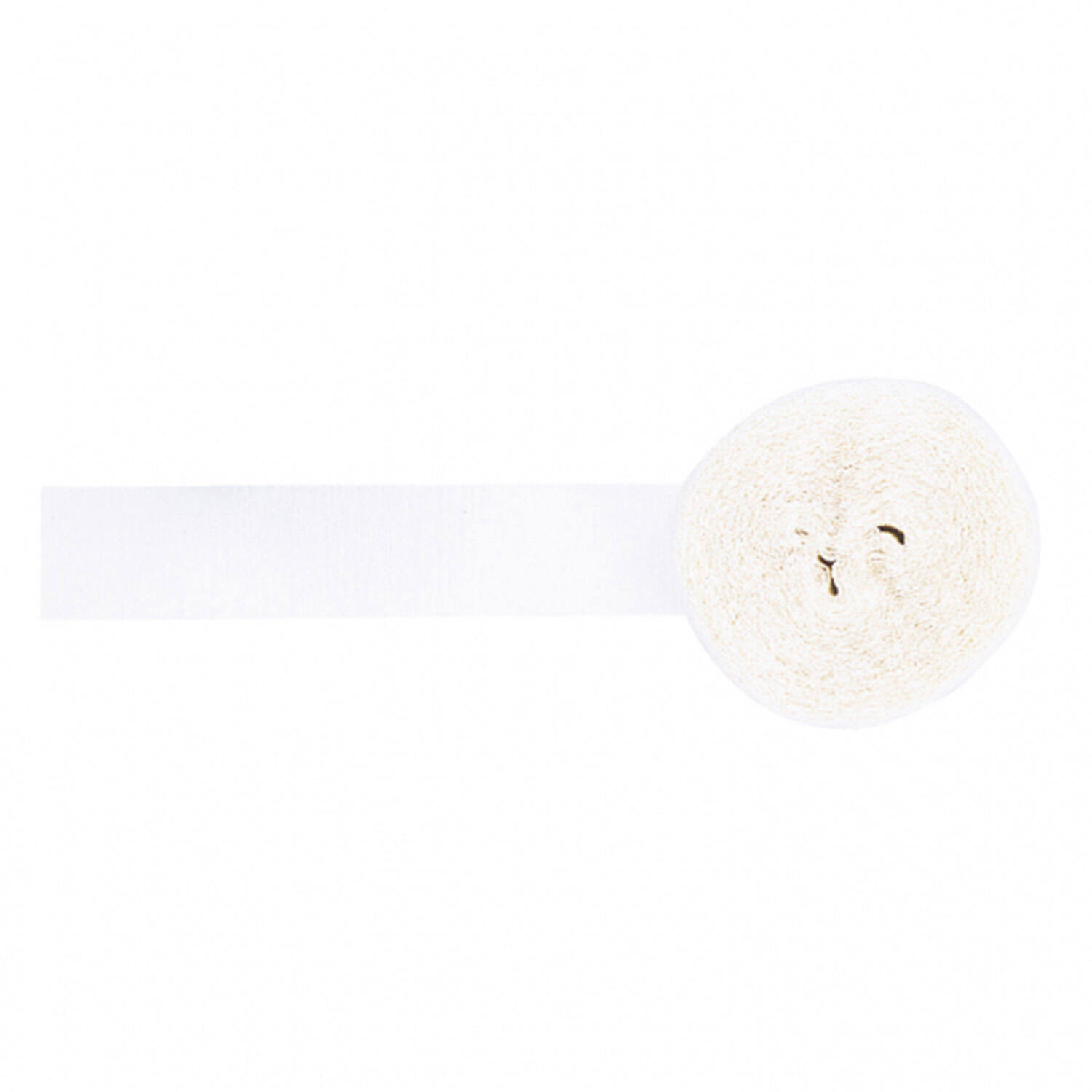Crepe Streamer White 4.4 x 2470 cm