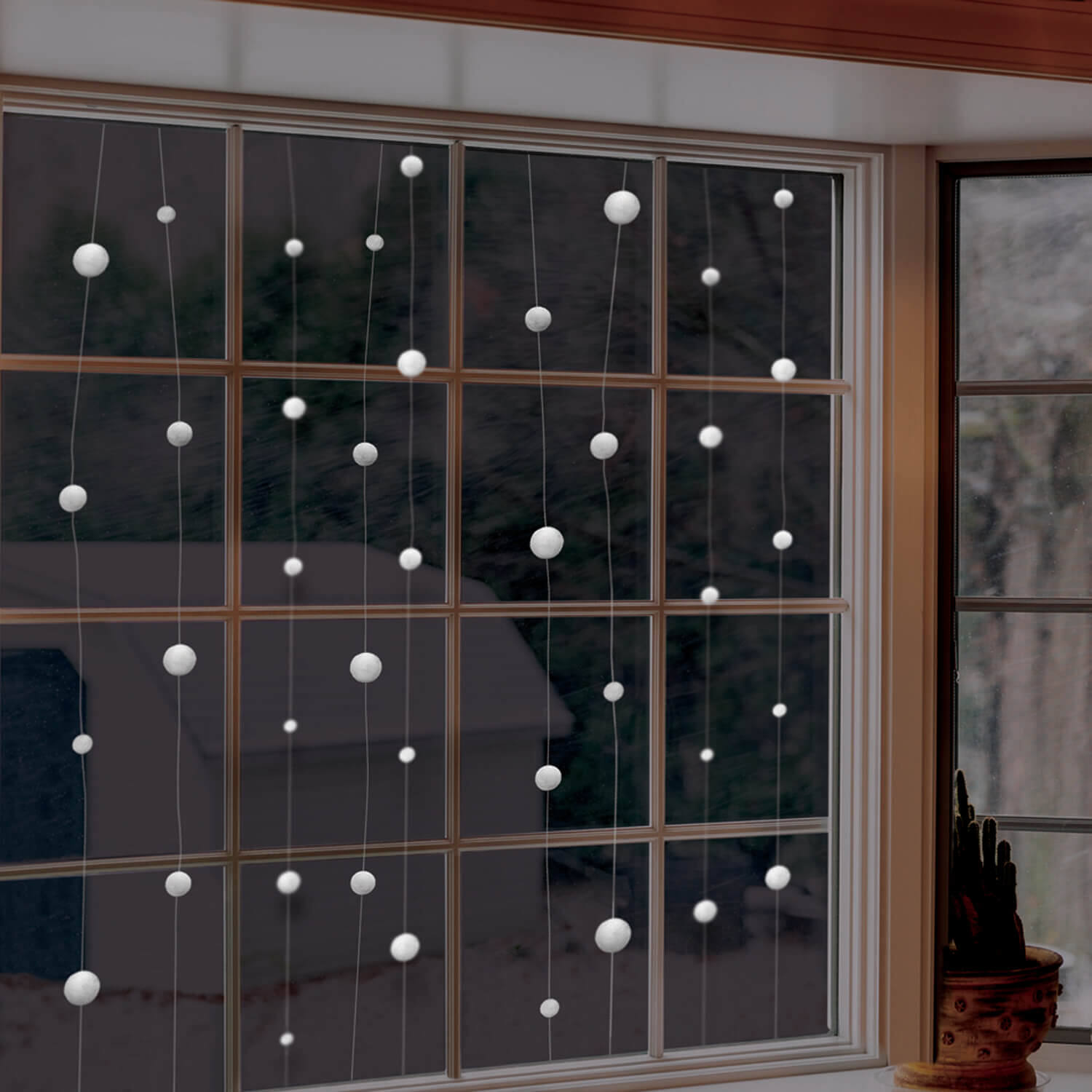String Decoration Snowball    Paper Length 12,8 m