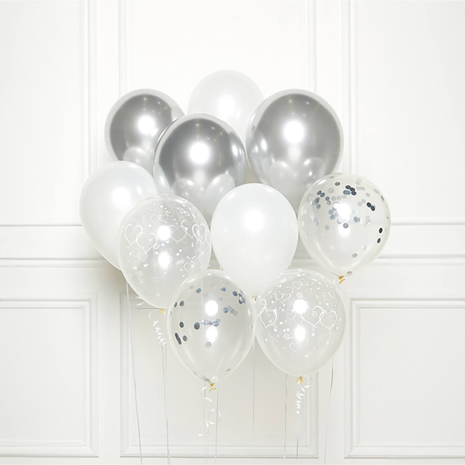 DIY Balloon Bouquet Silver