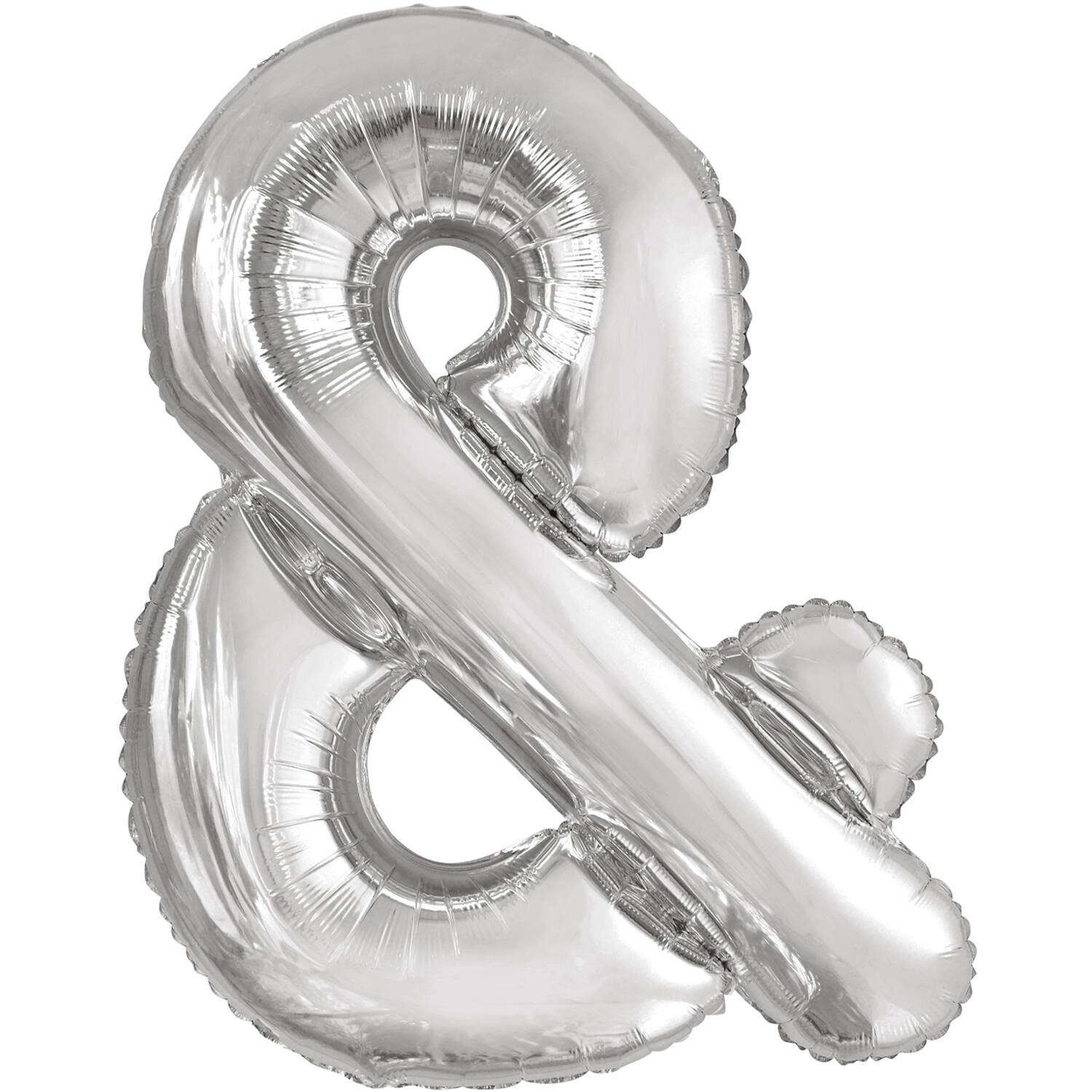 Large Letter & Silver Foil Balloon N34 Packaged 86 cm x 71 c
