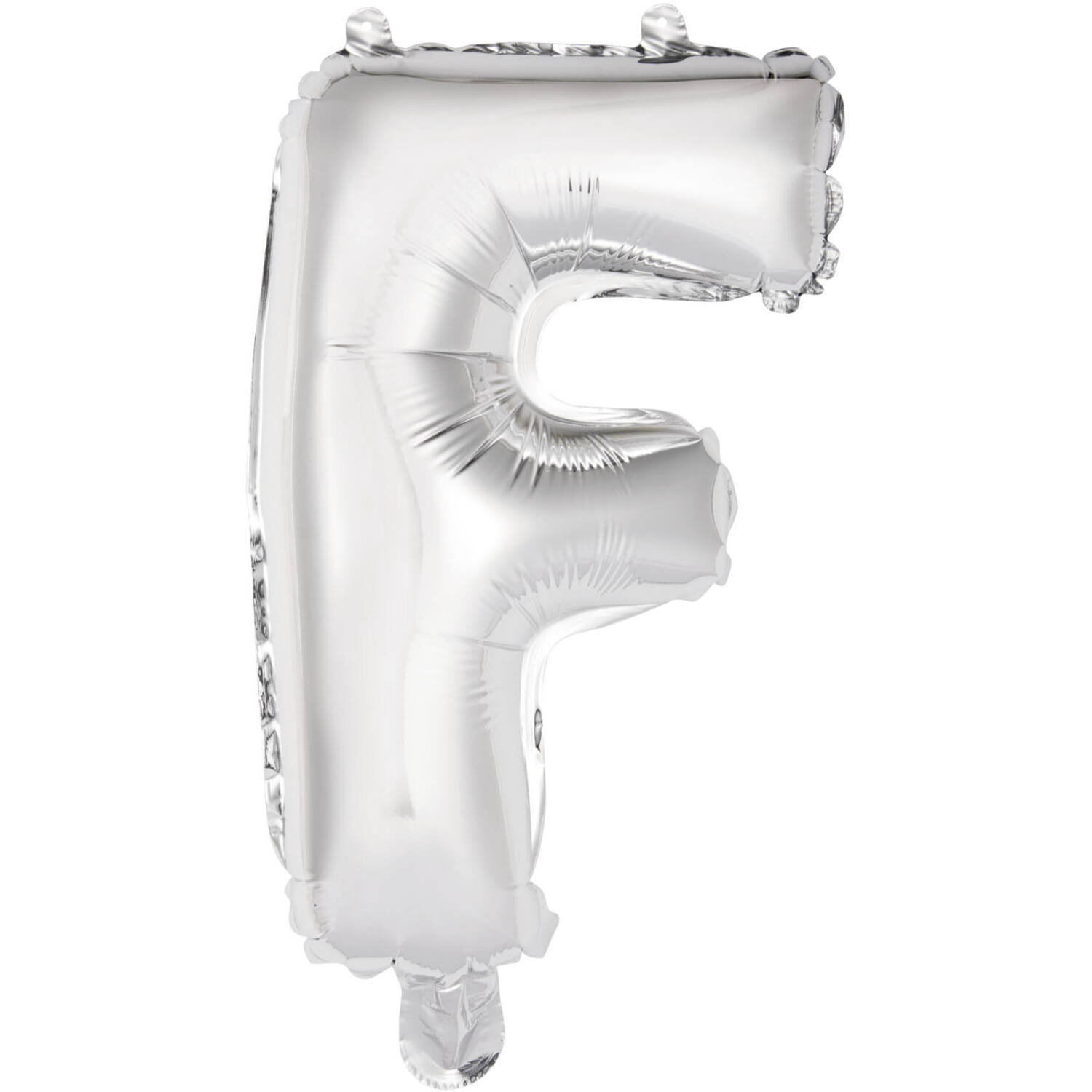 Mini Letter F Silver Foil Balloon N16 Packaged 32 cm x 20 cm