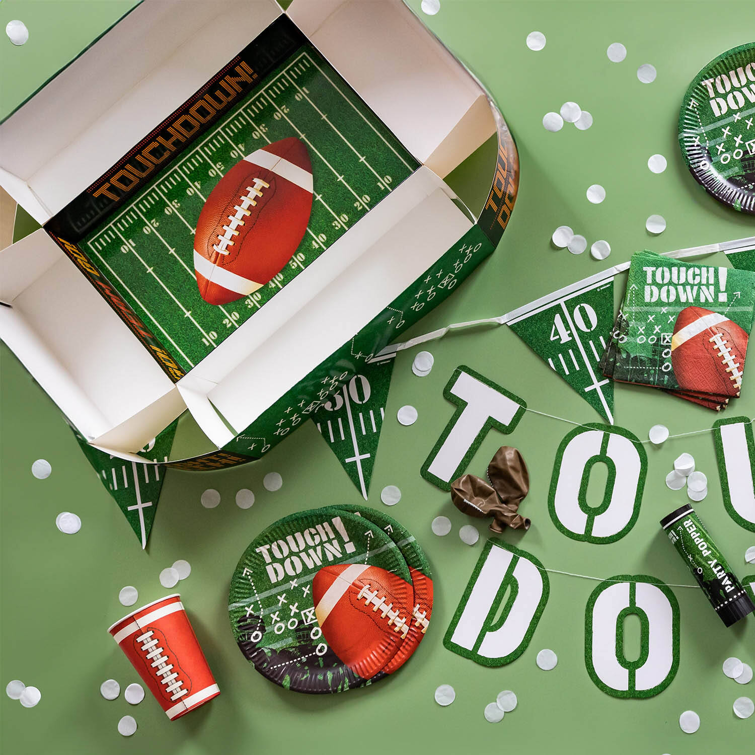 Snack Stadium Touchdown! 63.5 x 38.1 x 11.4 cm