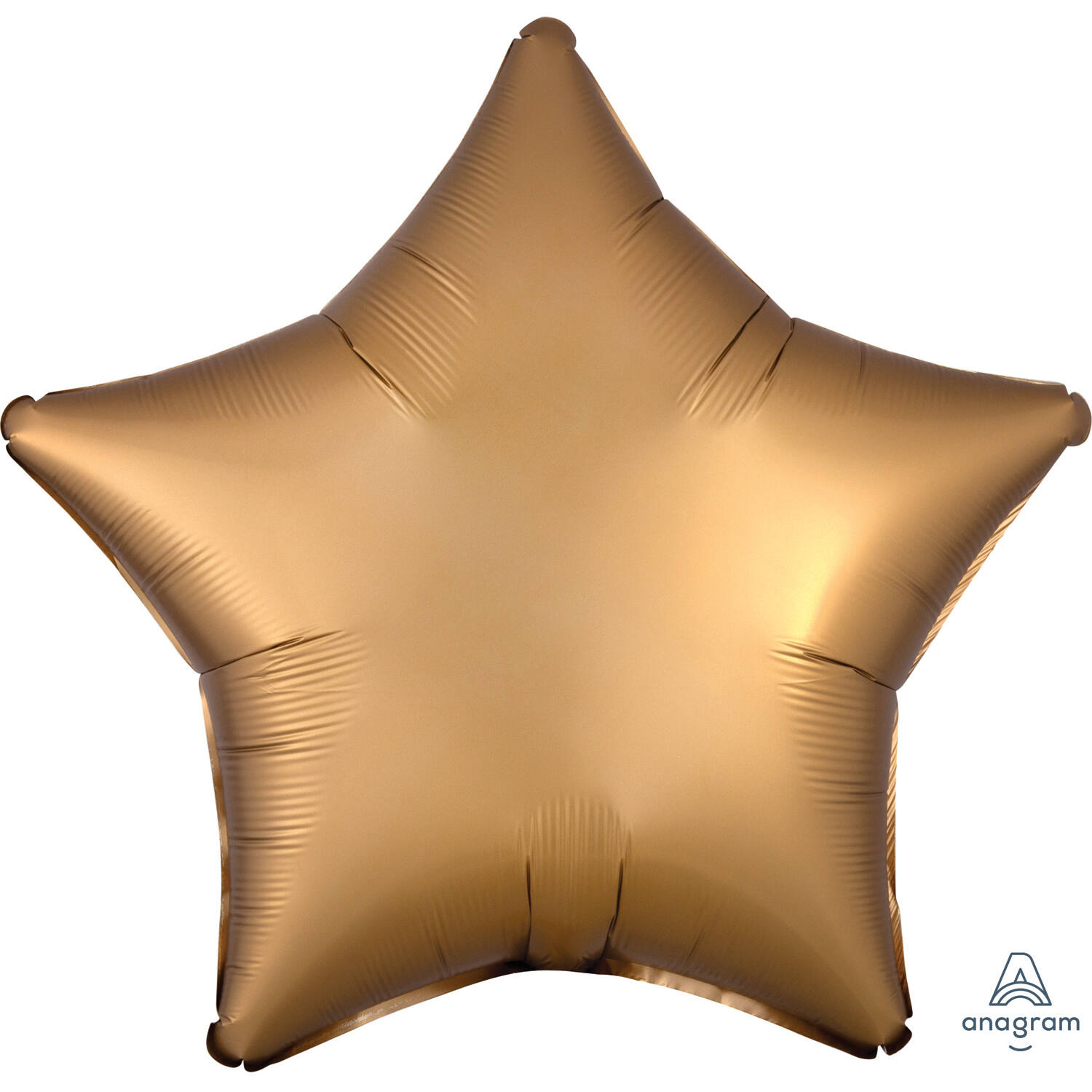 Standard Silk Lustre Gold Star Foil Balloon C16 Packaged 48 cm