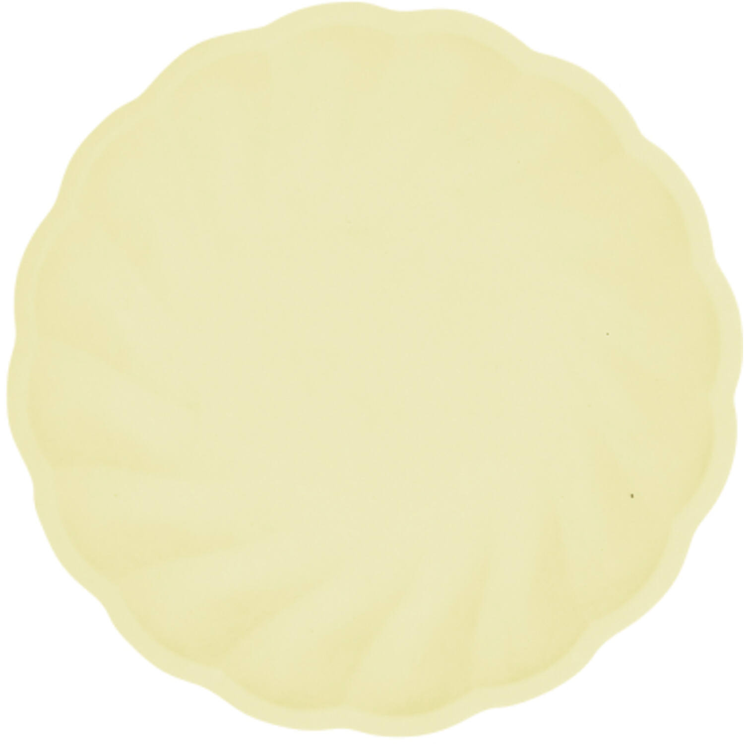 6 plates round Vert Decor, 18,8cm, yellow