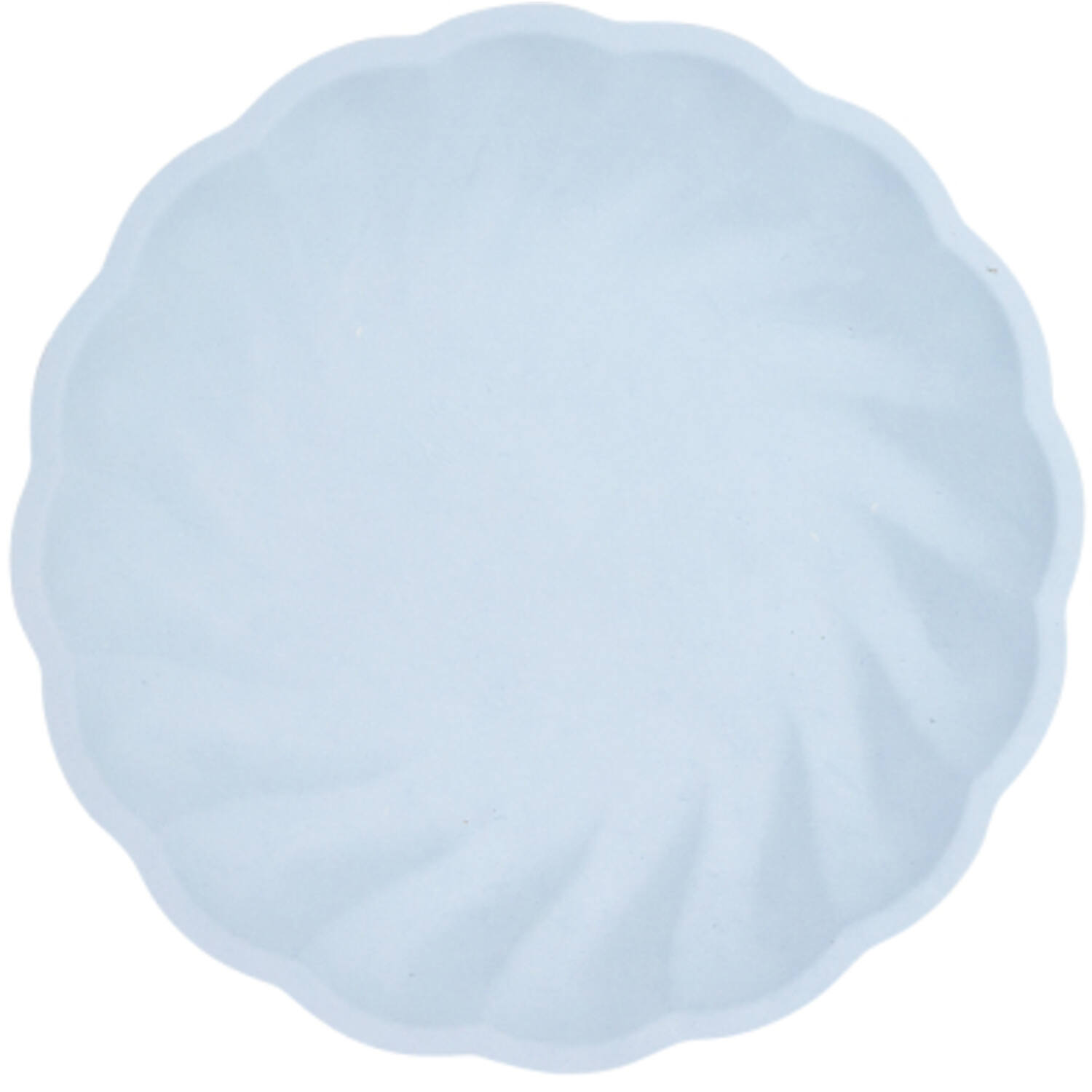 6 plates round Vert Decor, 18,8cm, blue