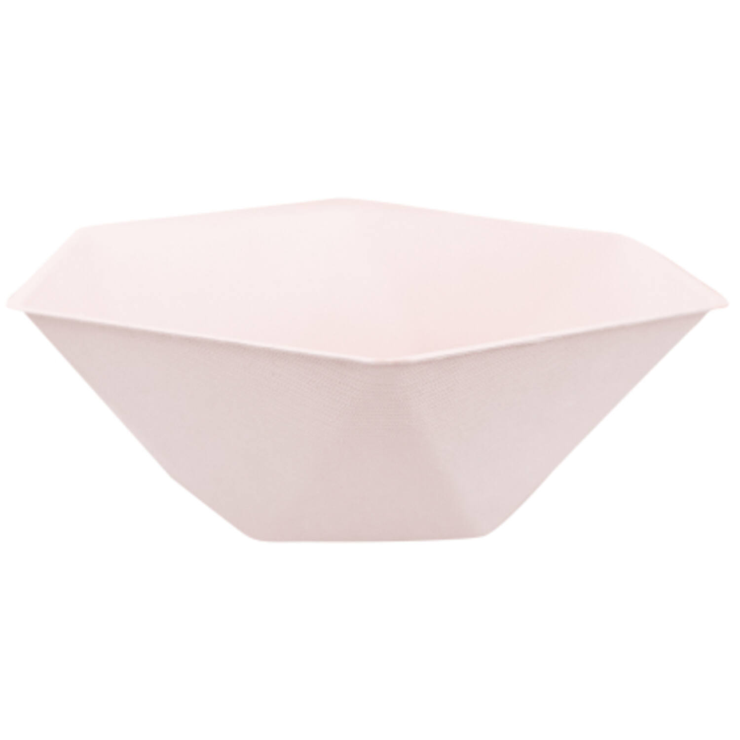 6 bowls hexagonal Vert Decor, 15,8 x 13,7cm, pink