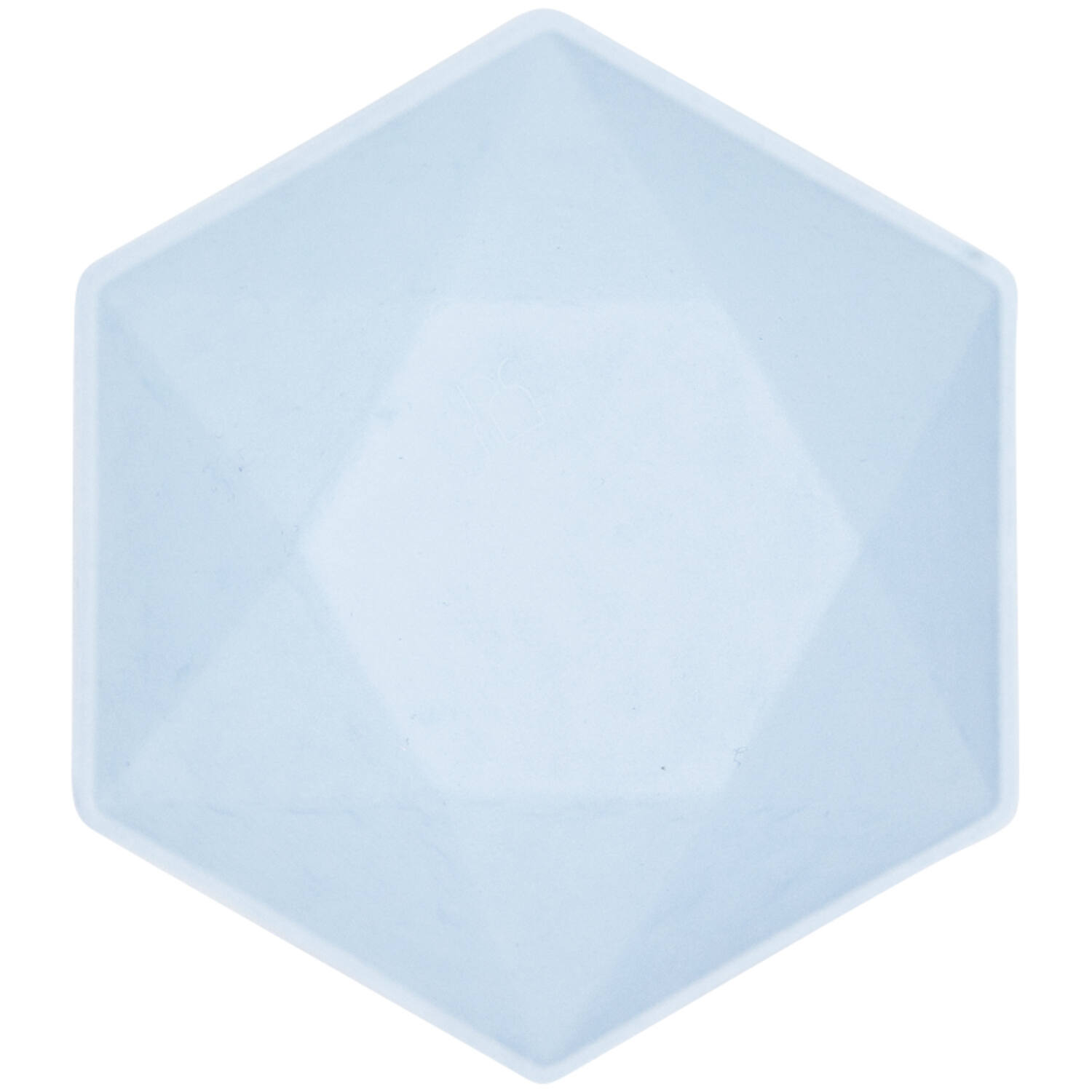 6 bowls hexagonal Vert Decor, 15,8 x 13,7cm, blue