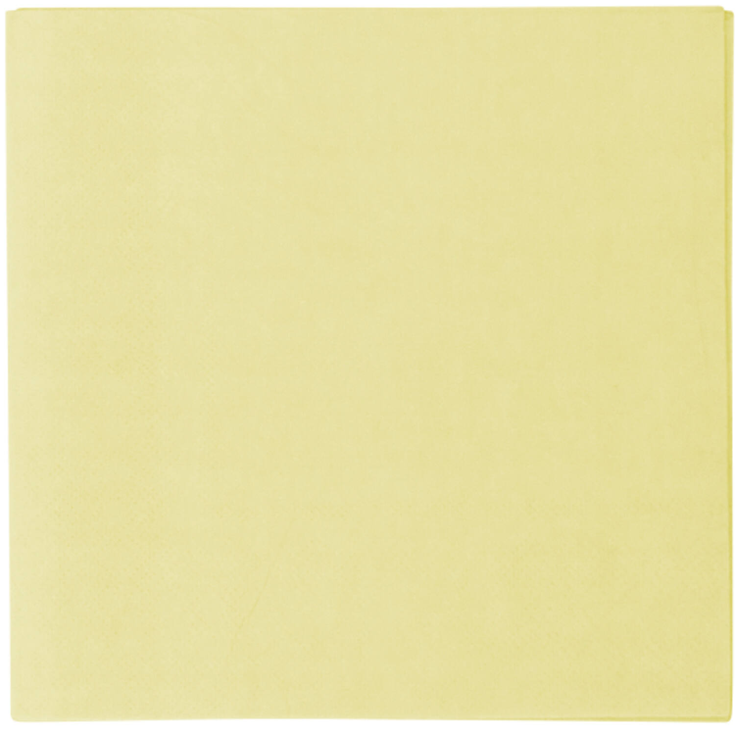 20 napkins 3ply Vert Decor 33x33cm yellow